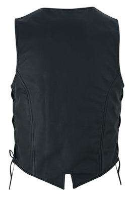 WooGirl Women's leather biker vest Women's Leather Vests Renegade Classics