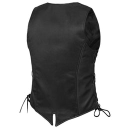 WooGirl™ Women's  leather biker vest