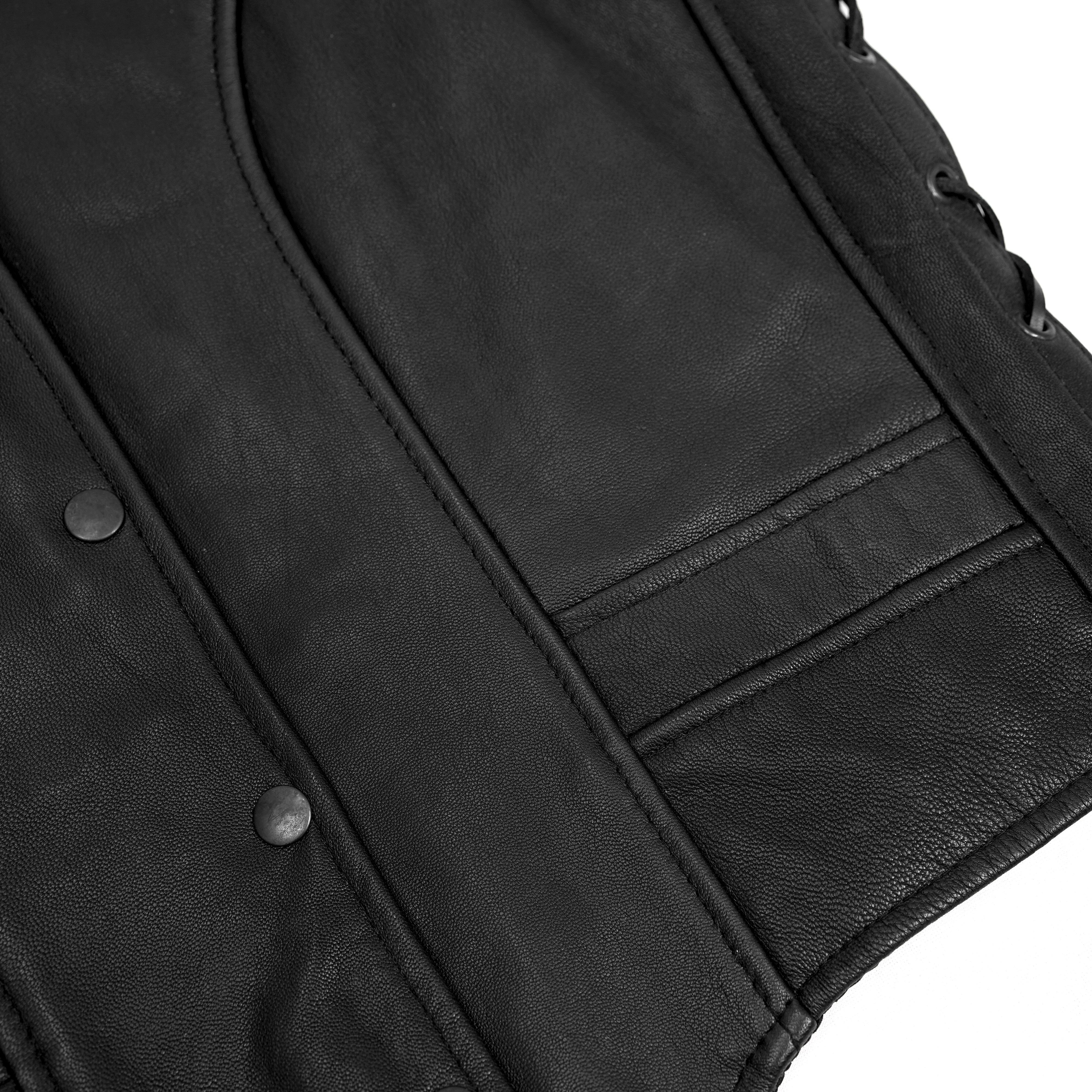 WooGirl™ Women's  leather biker vest