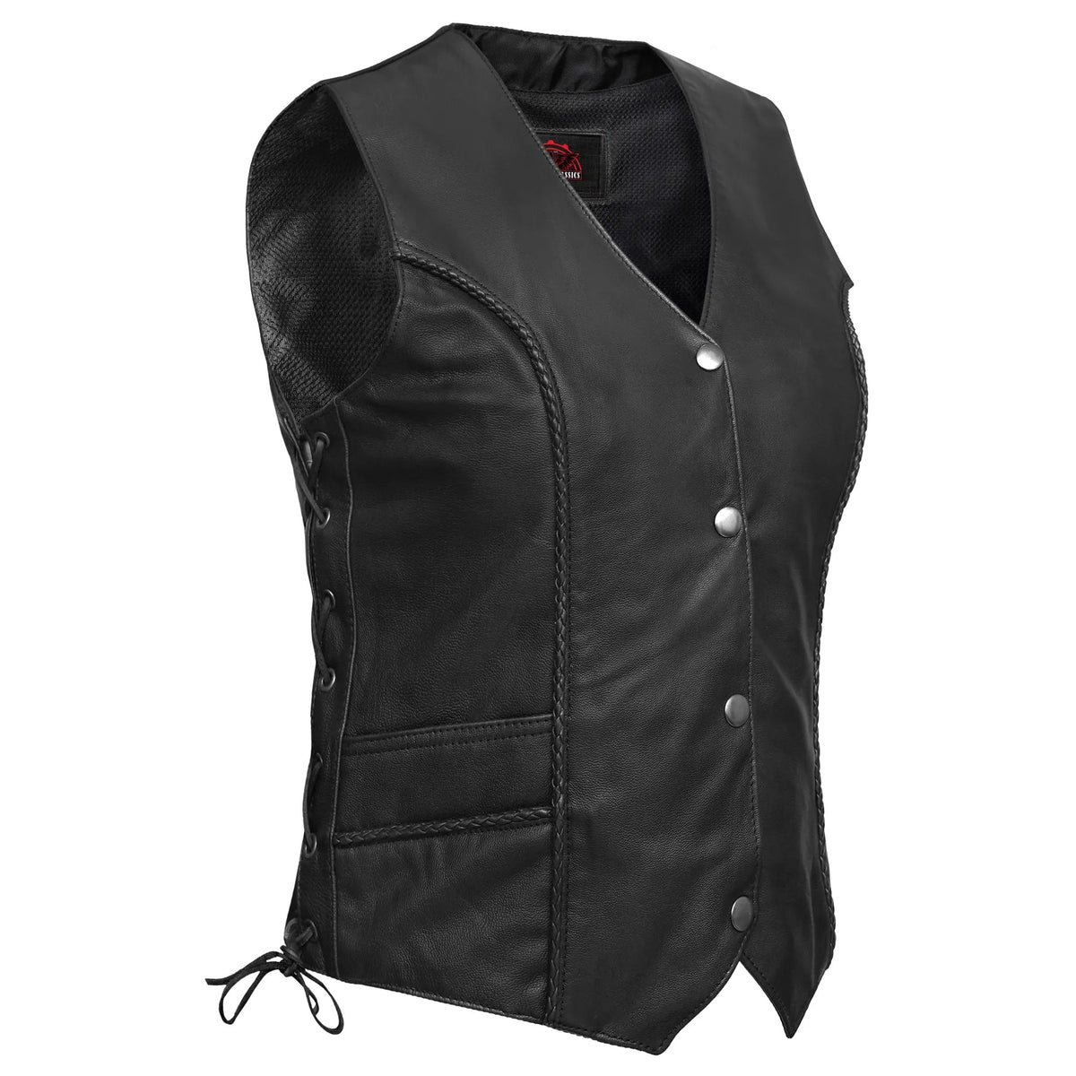 Luxuri Women's Leather Motorcycle Vest – Renegade Classics
