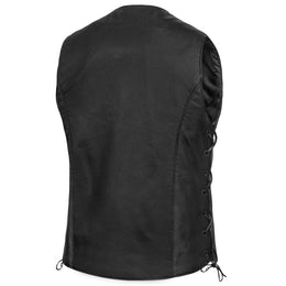 Luxuri™ Women's leather motorcycle vest