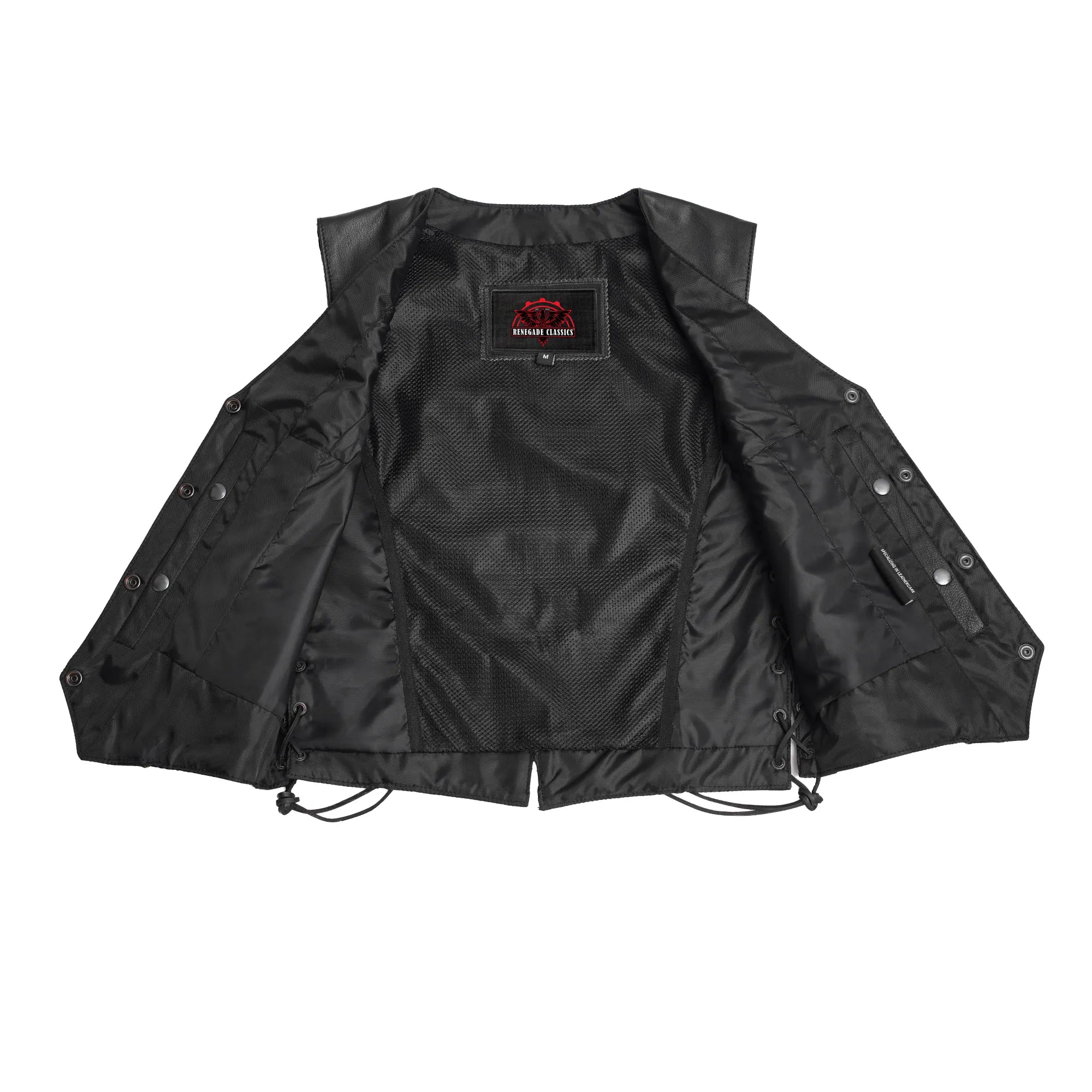 Luxuri™ Women's leather motorcycle vest