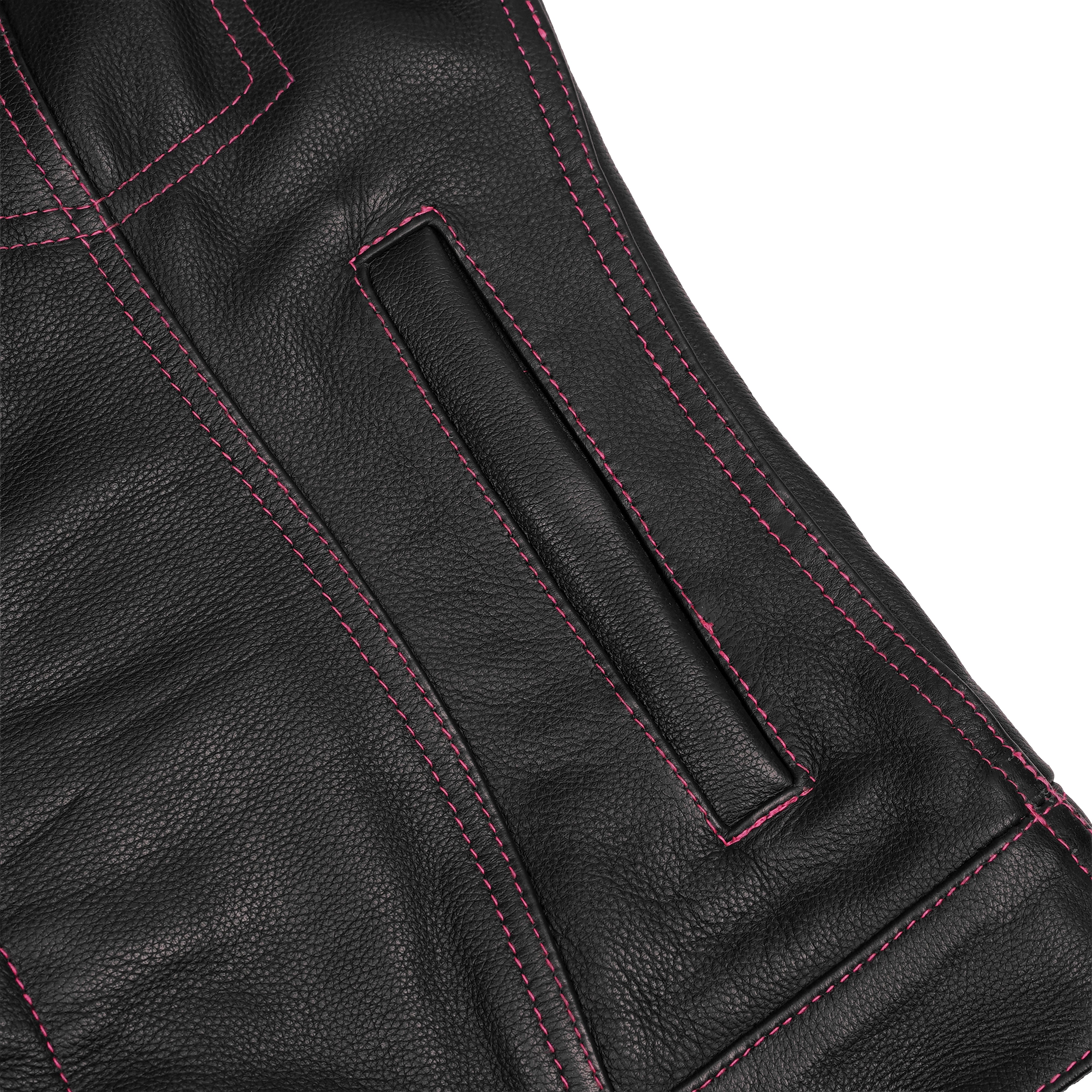 Lunula™ Womens Leather Motorcycle Vest