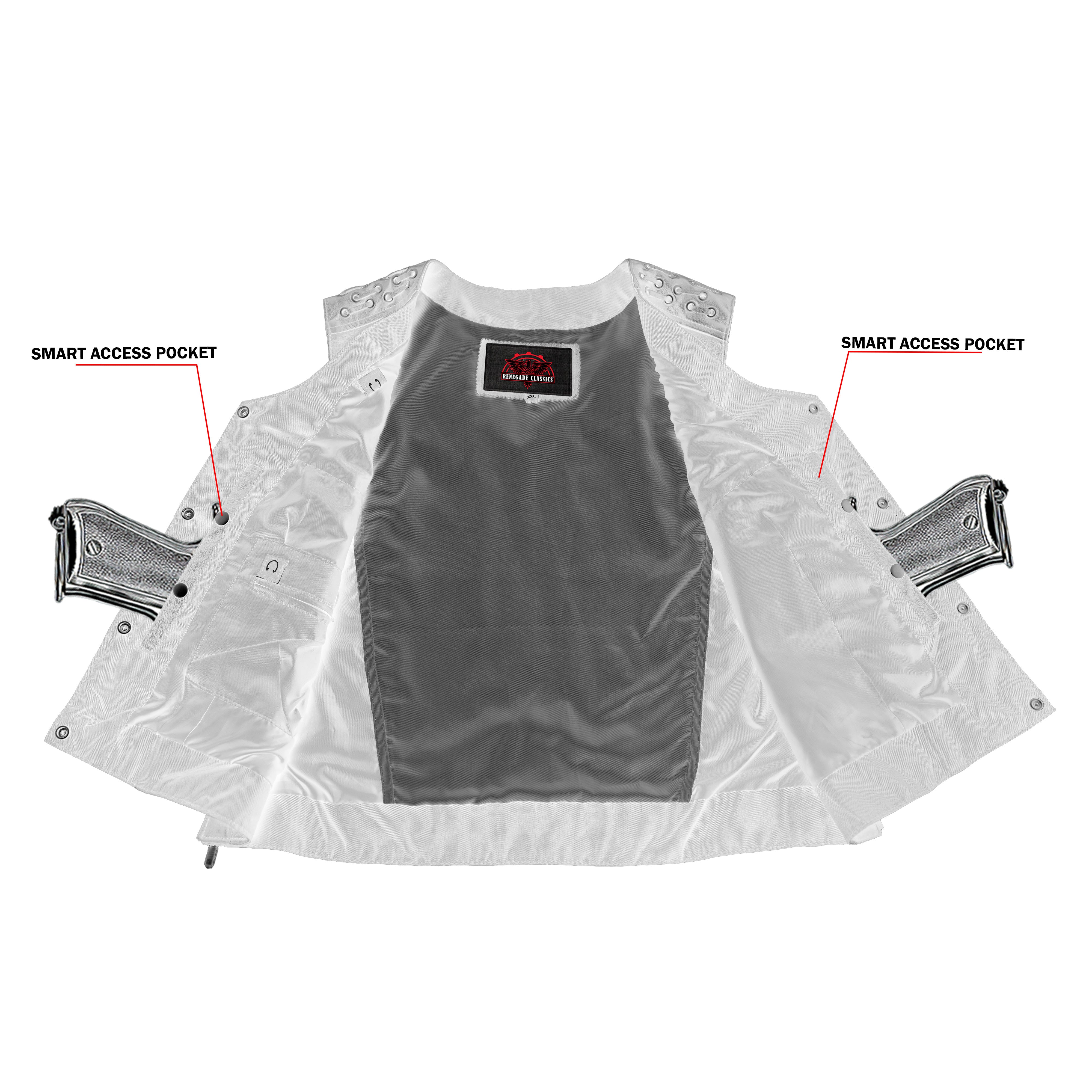 Bellexa™ Women's leather motorcycle vest