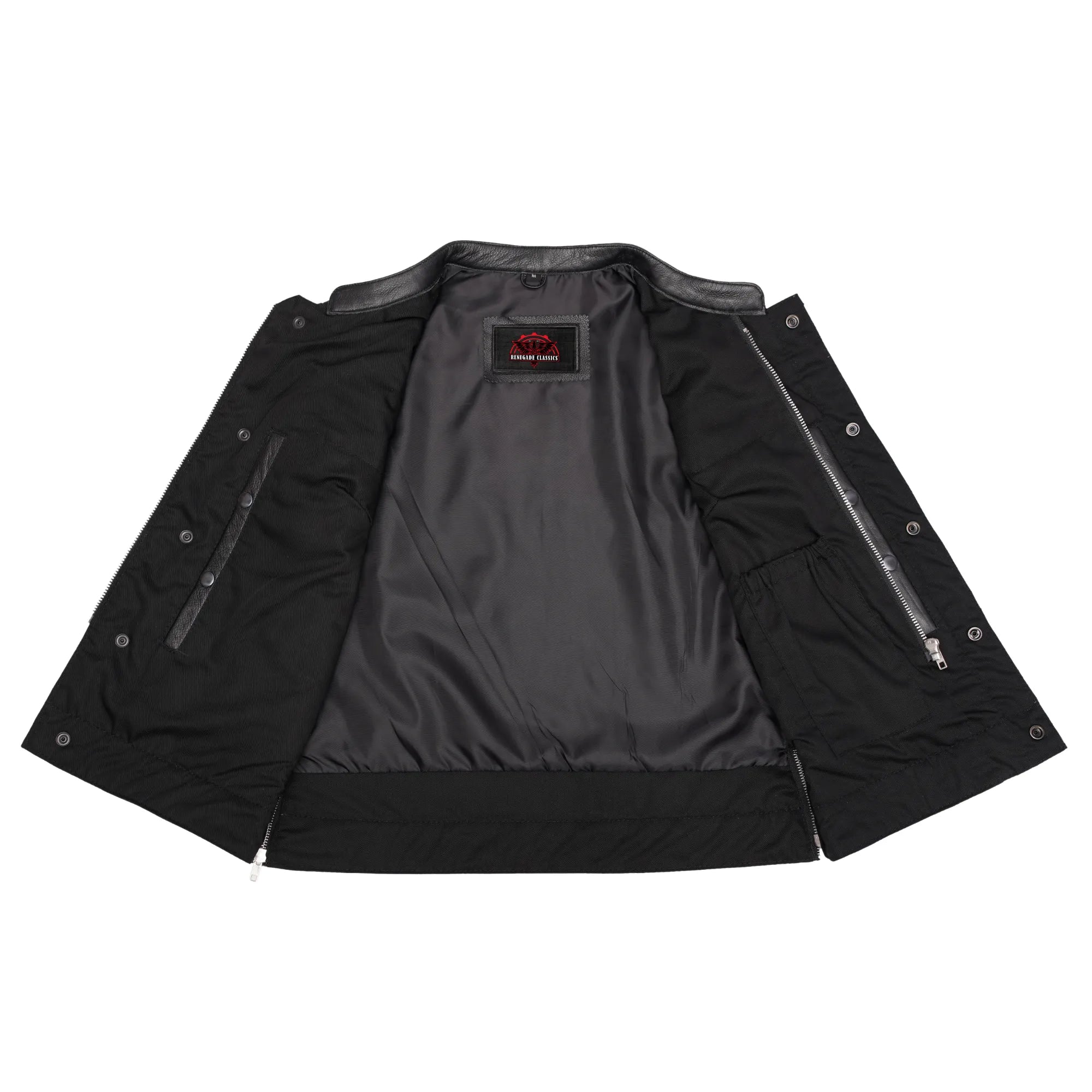 Maxillea™ Women's leather motorcycle vest