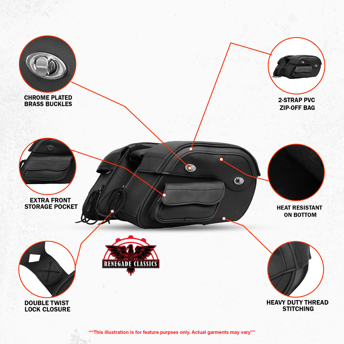HeatShield Defender - 2 Strap Saddle Bag