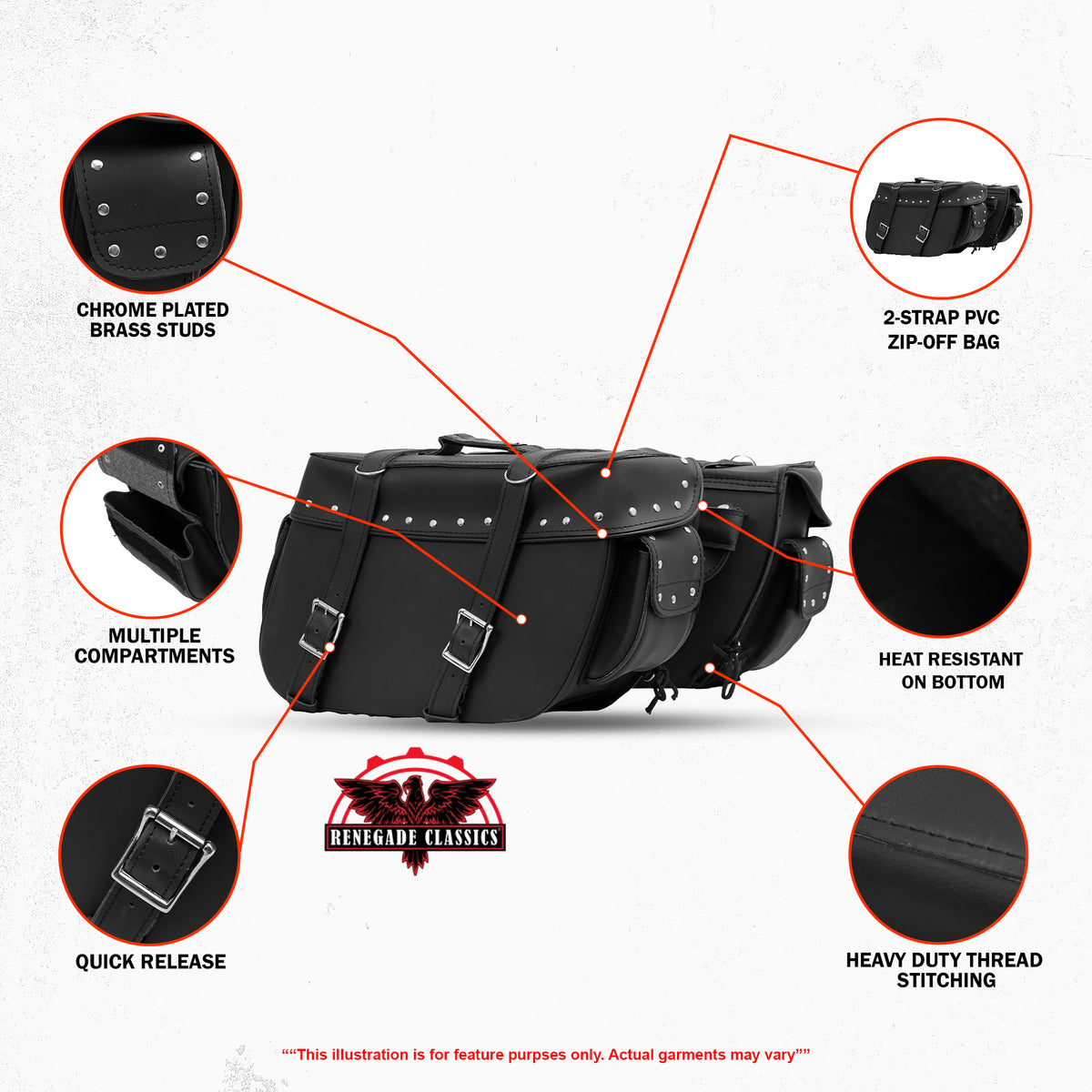 TitanTrail - 2 Strap Saddle Bag