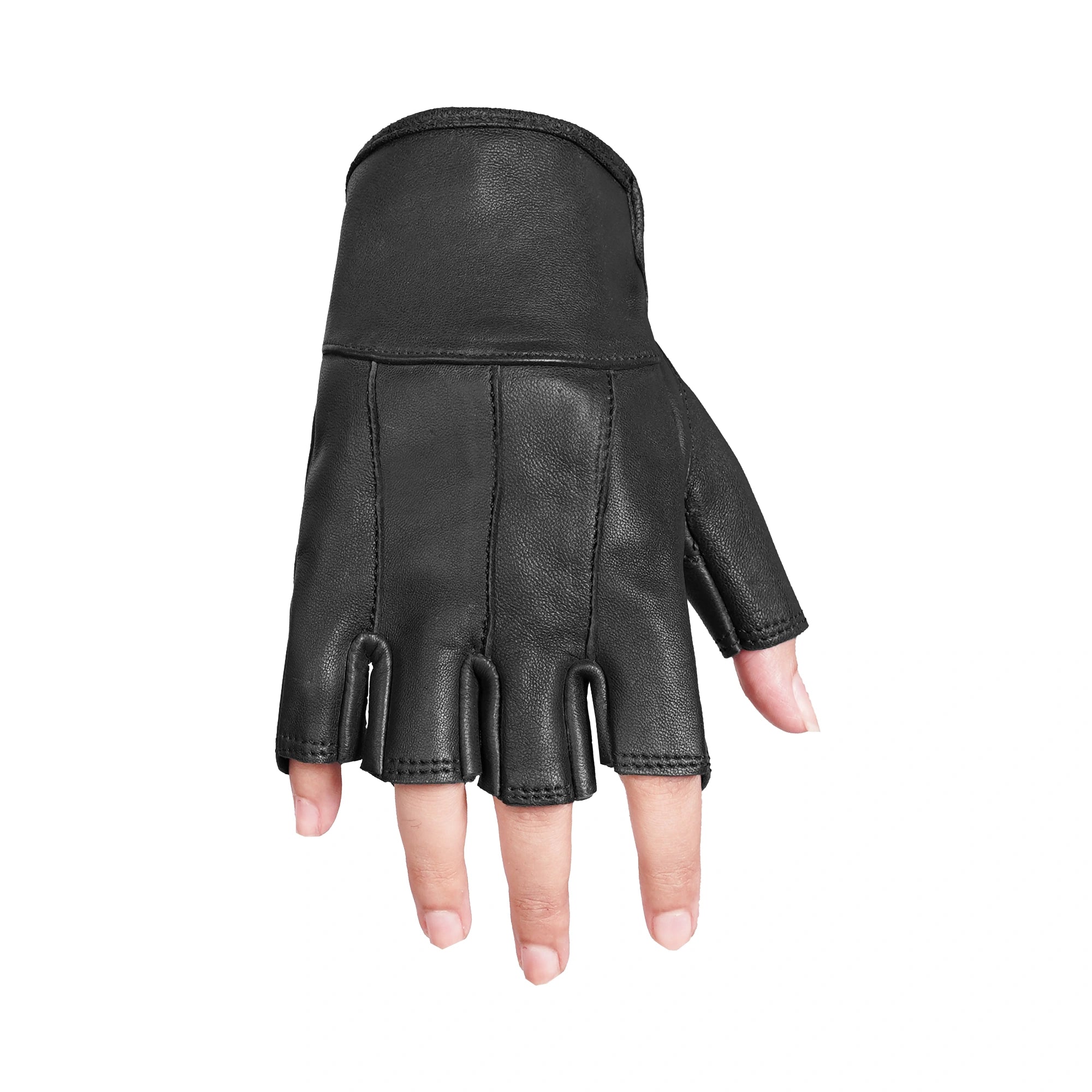 Women's Tough Deer Skin Fingerless Glove