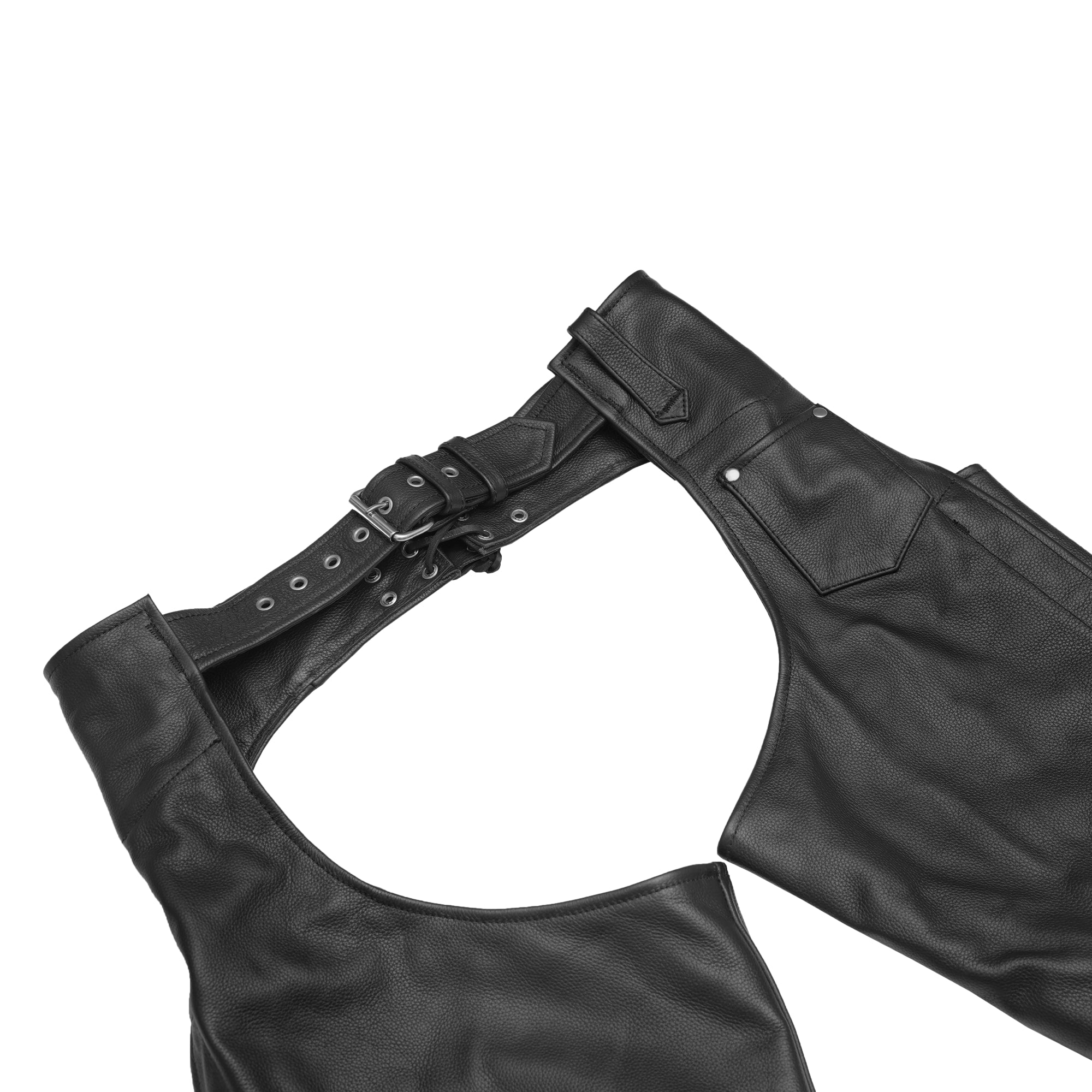Velex™ Unisex  leather motorcycle chaps