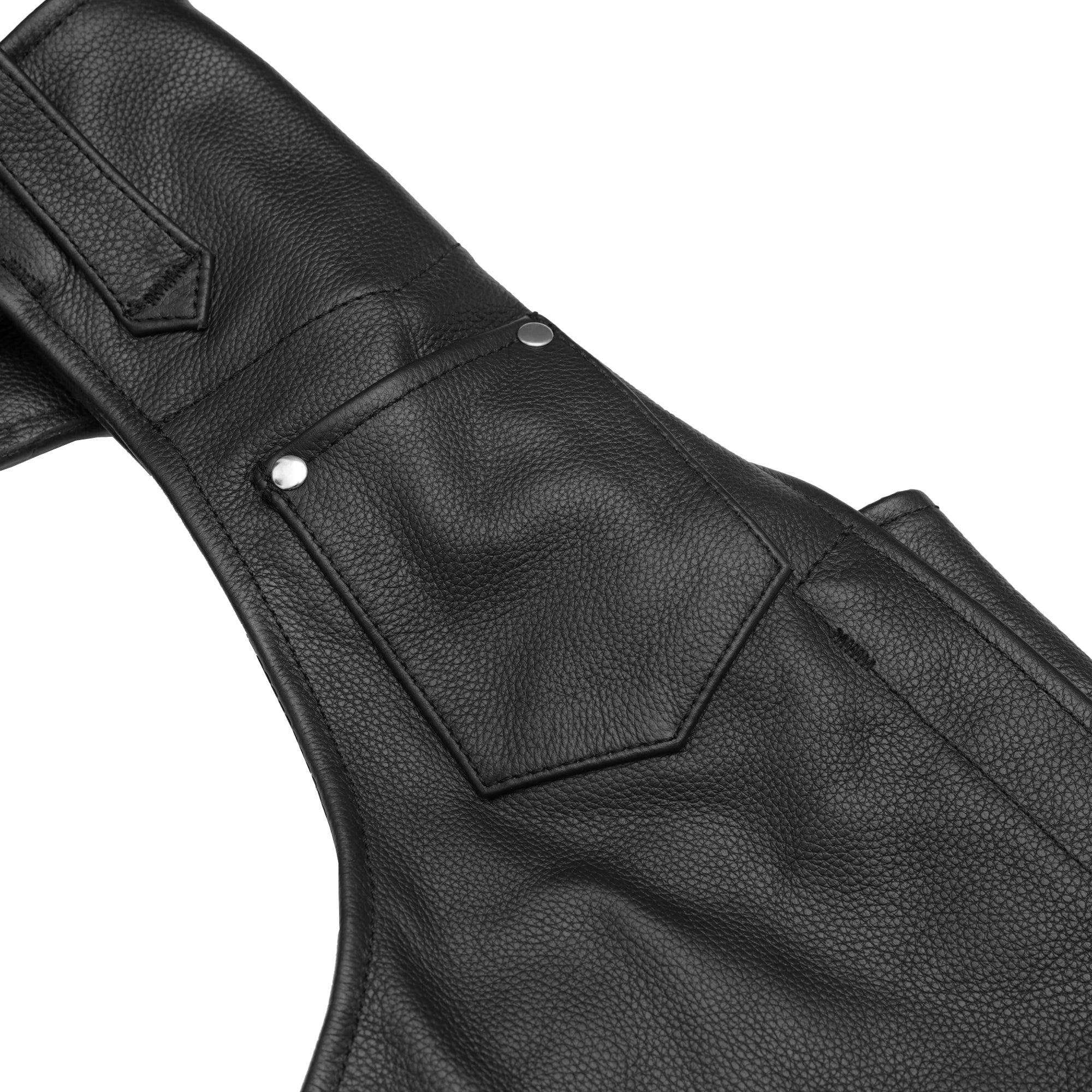 Velex™ Unisex  leather motorcycle chaps