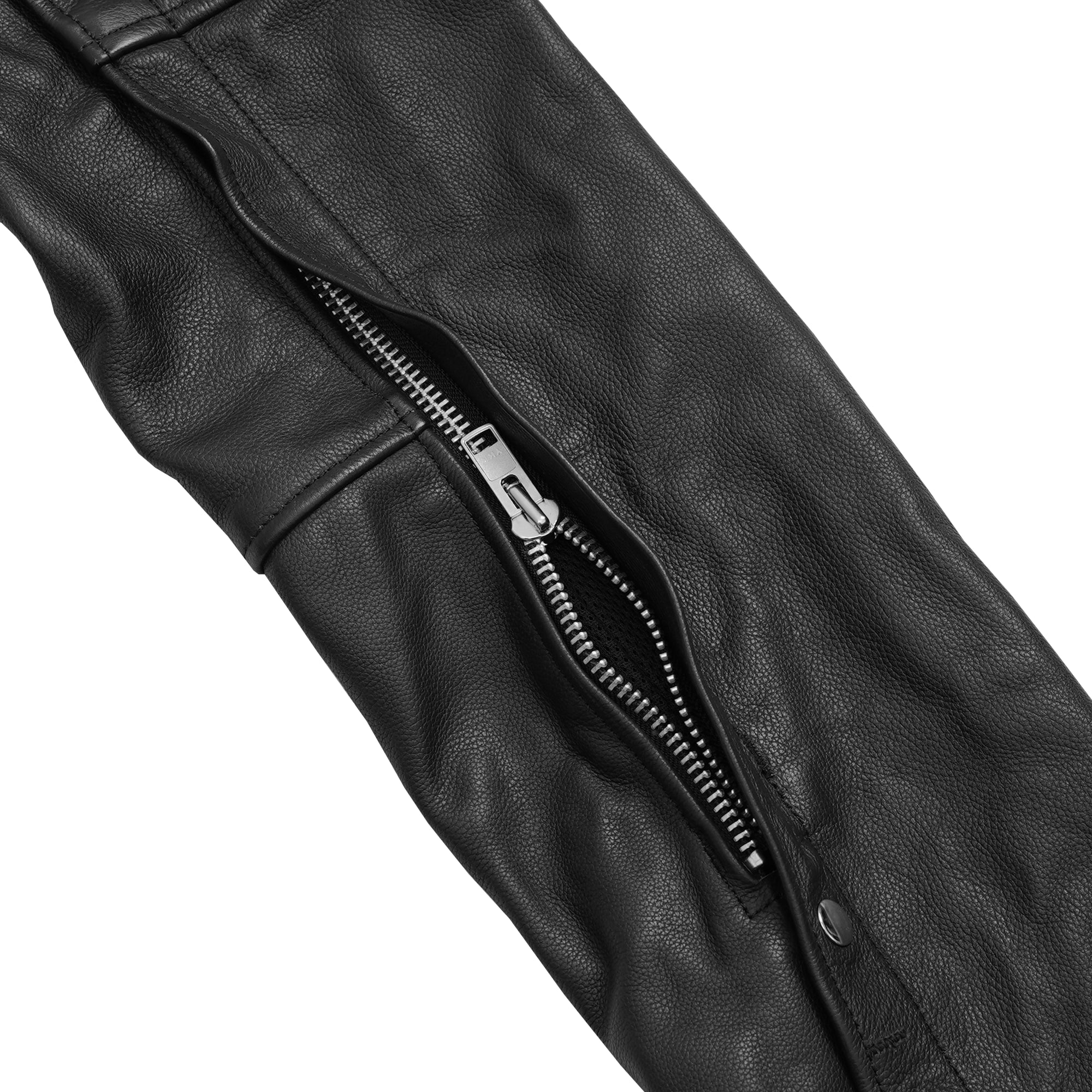 Traza™ Unisex Black leather motorcycle chaps
