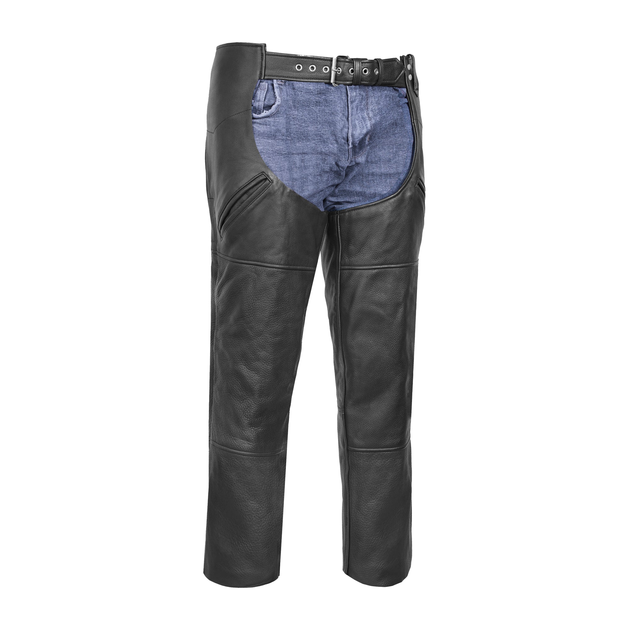 Latigo™ Unisex  leather motorcycle chaps