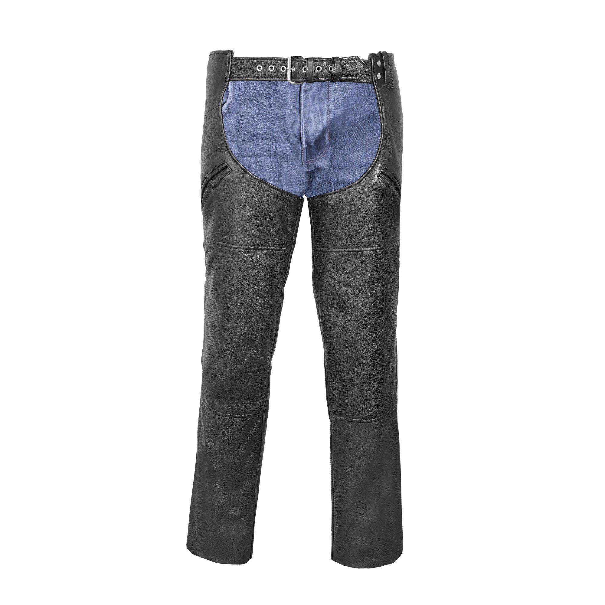 Latigo™ Unisex  leather motorcycle chaps