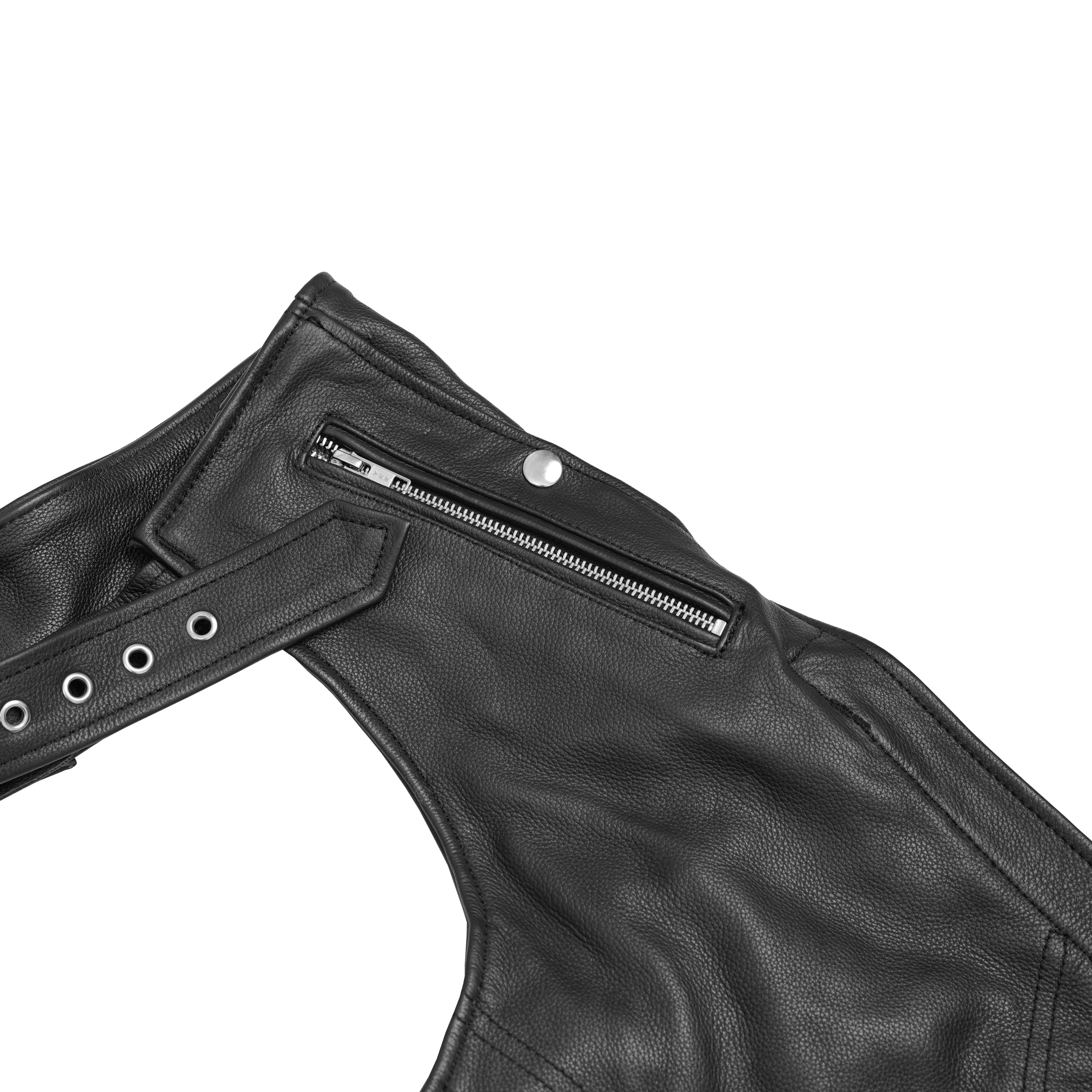 Buster™ Unisex  leather motorcycle chaps