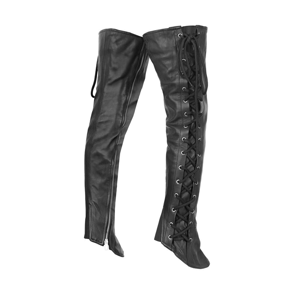 Vixen Sheath Women’s Leather Motorcycle Leggings