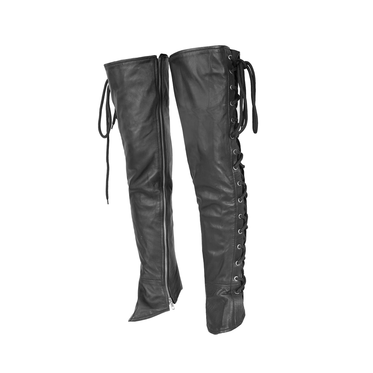 Vixen Sheath Women’s Leather Motorcycle Leggings