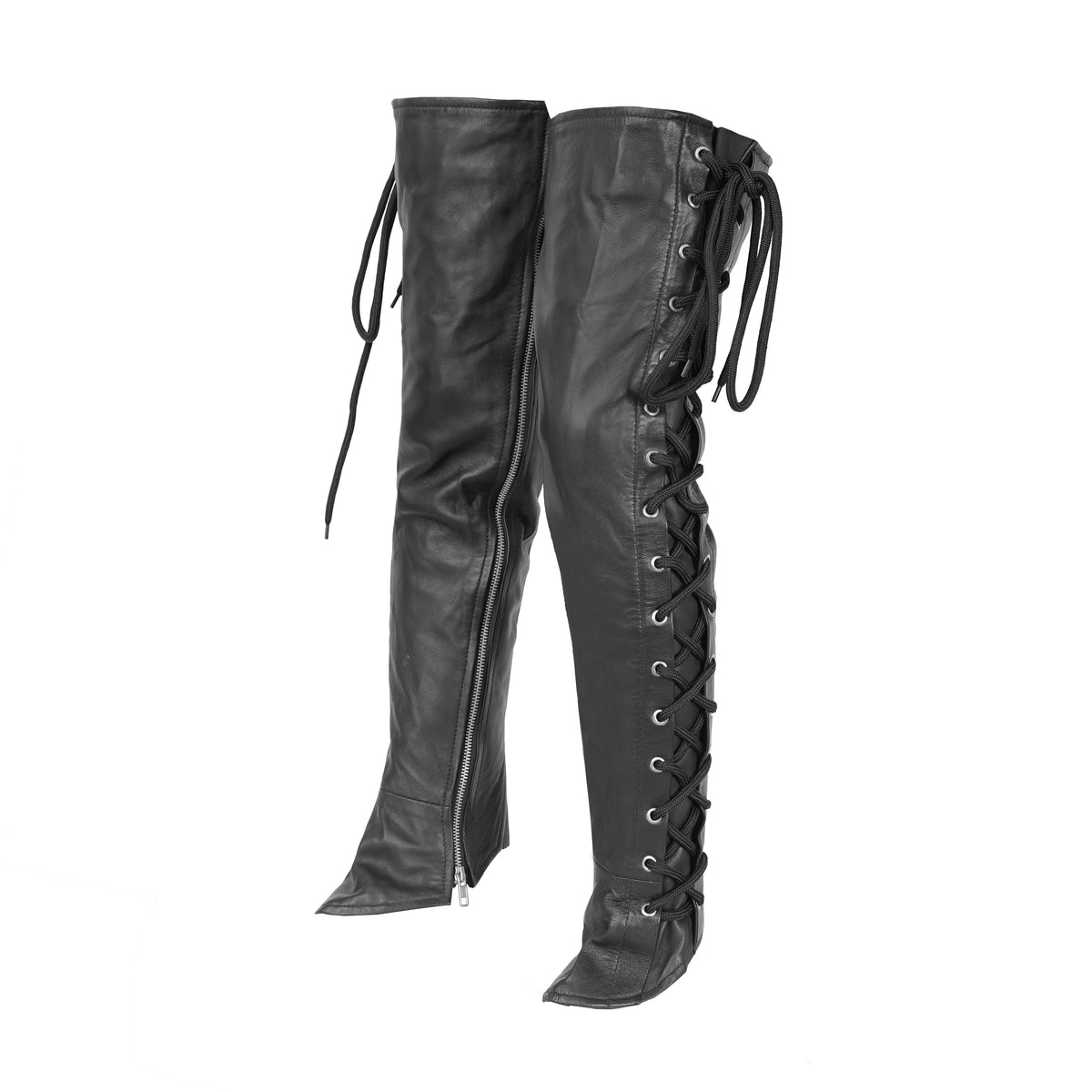 Vixen Sheath Women’s Leather Motorcycle Leggings