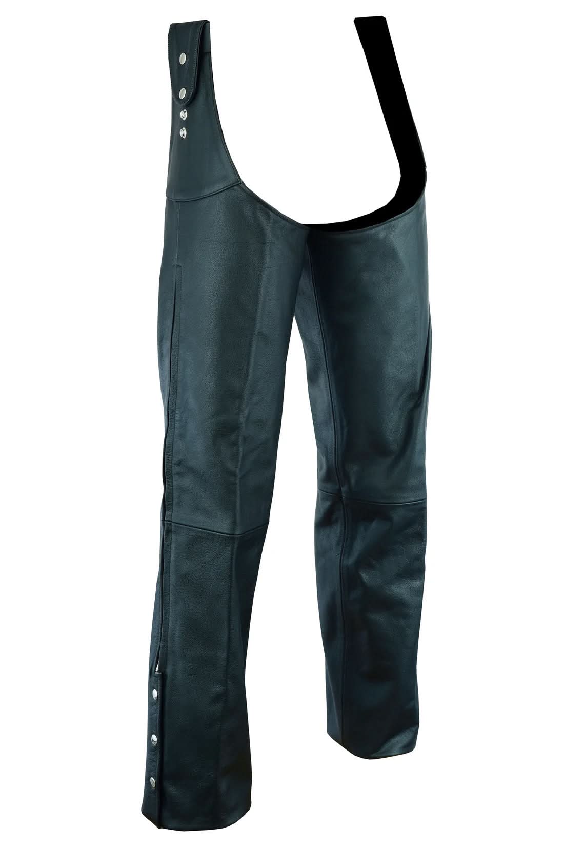 Uniex™ Unisex  leather motorcycle chaps