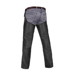 Uniex™ Unisex  leather motorcycle chaps
