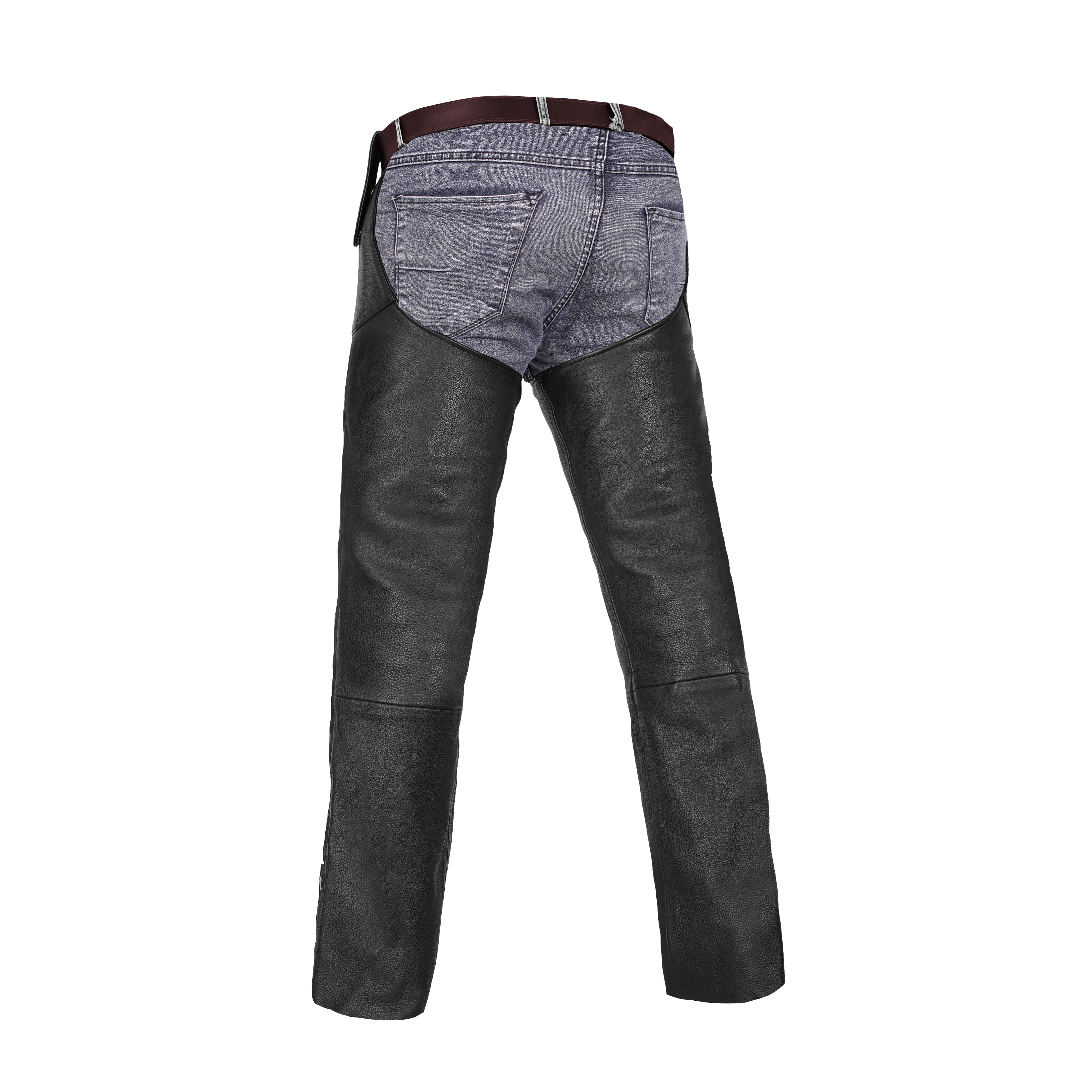 Uniex™ Unisex  leather motorcycle chaps
