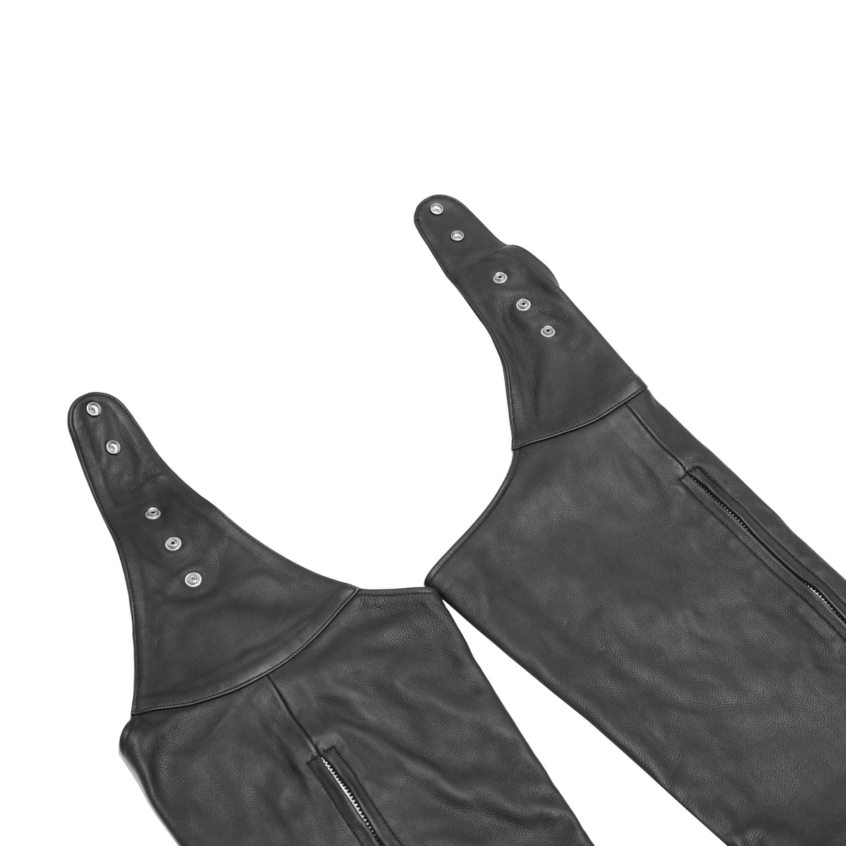Uniex™ Unisex  leather motorcycle chaps