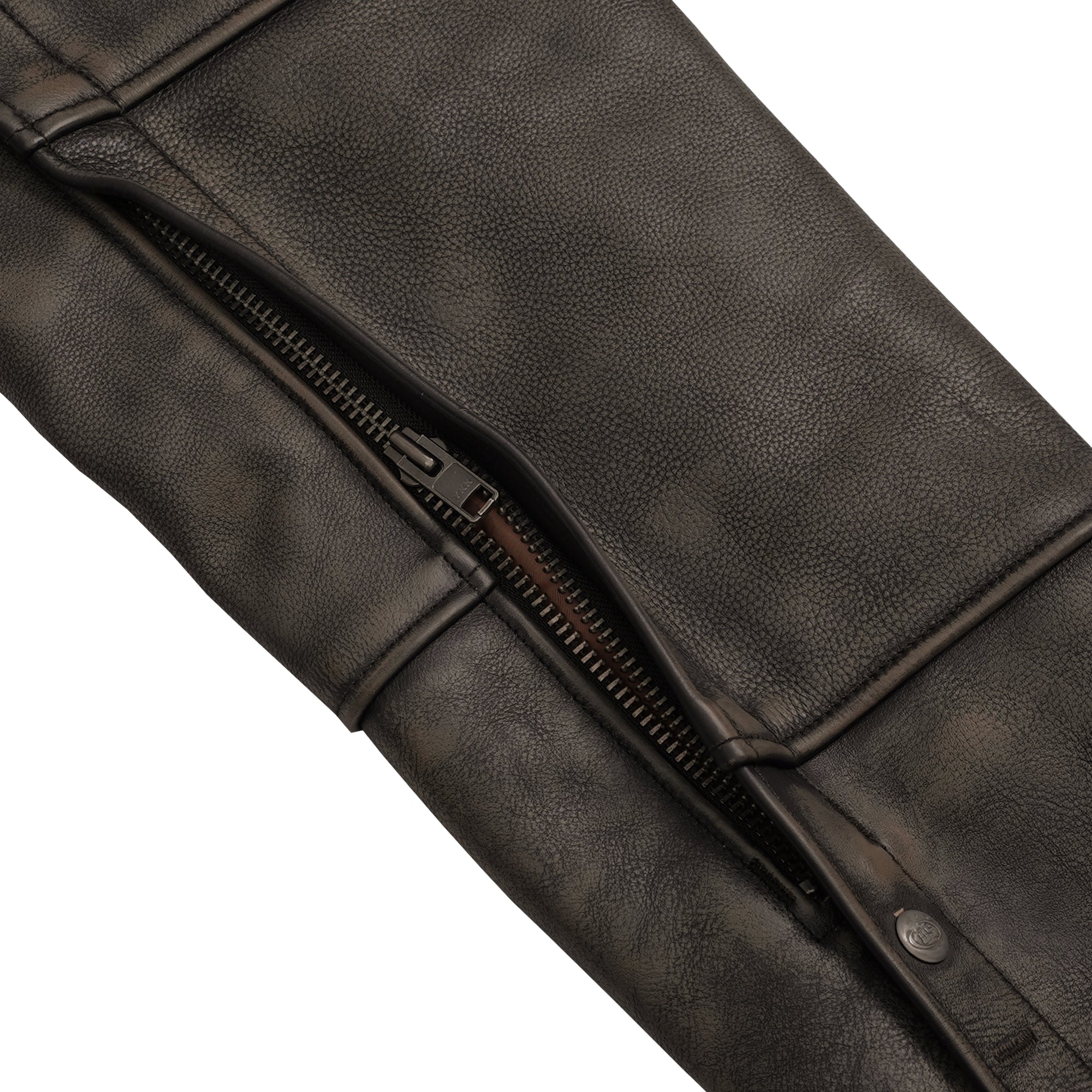 Wildridge™ Unisex Brown  leather motorcycle chaps