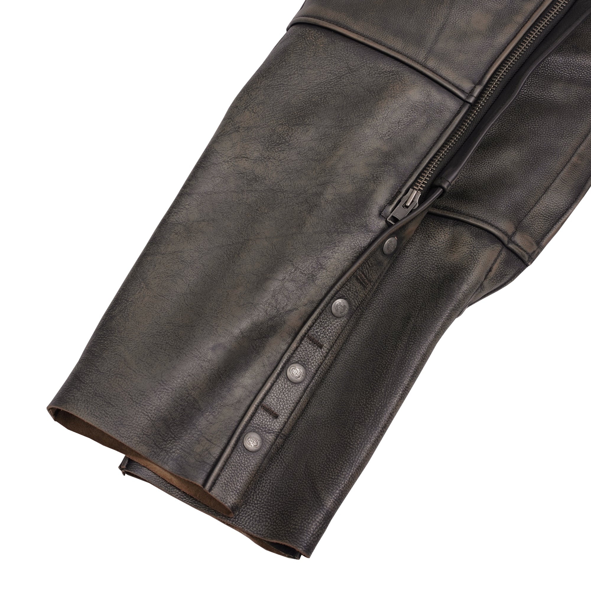 Wildridge™ Unisex Brown  leather motorcycle chaps