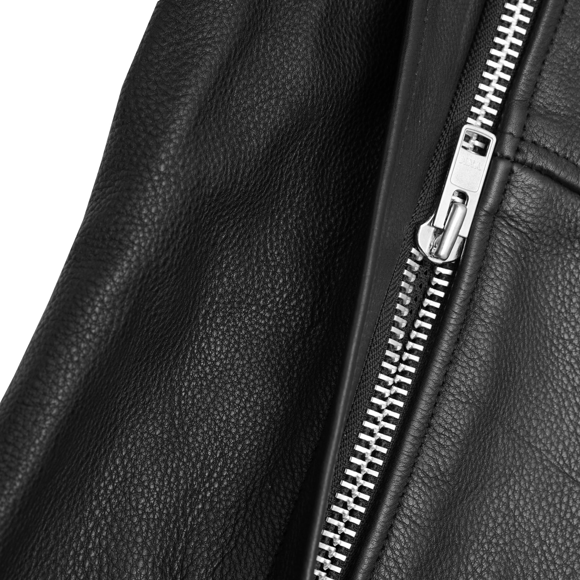 Wrangler™ leather motorcycle chaps - Black