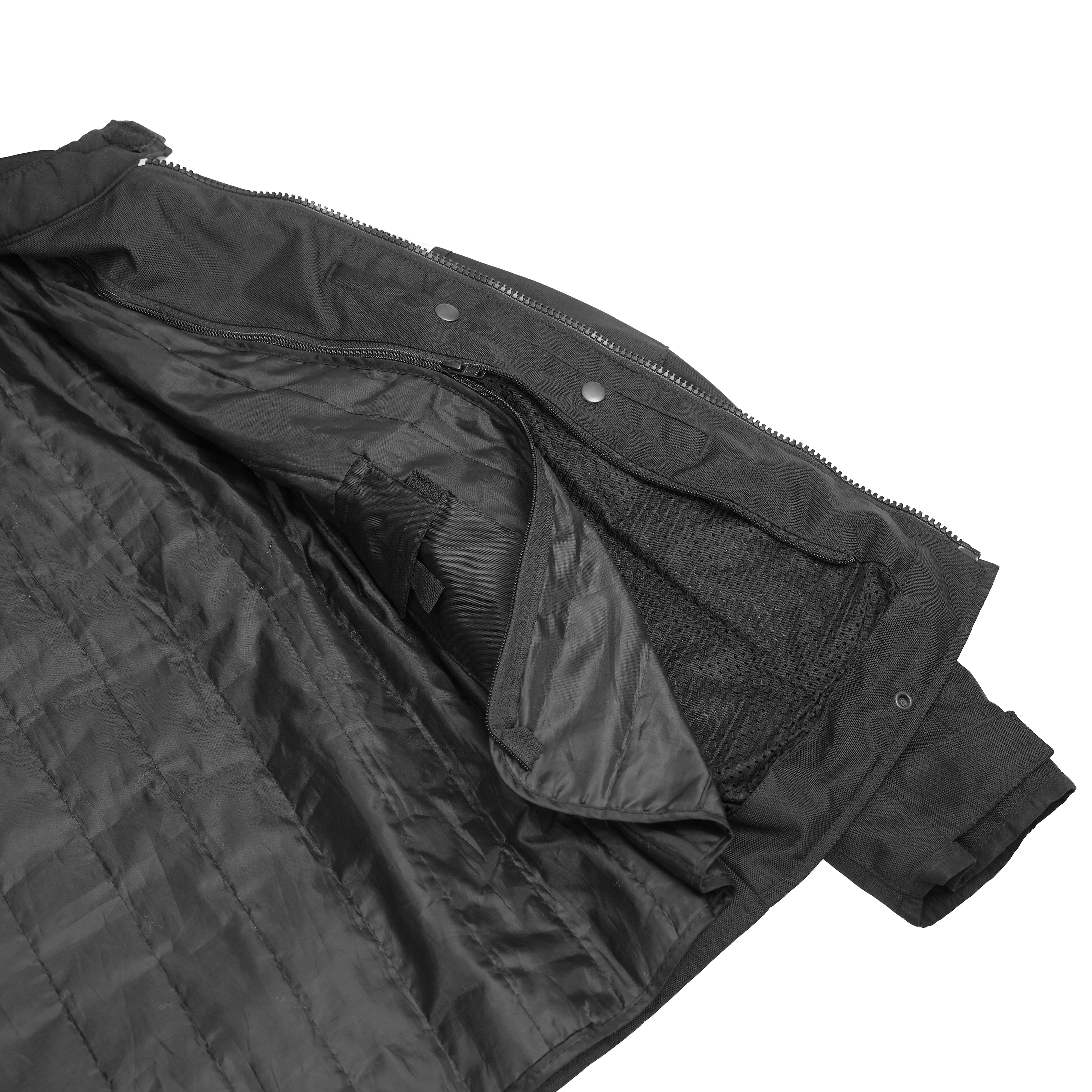 Blackwing™ Mens Textile Motorcycle Jacket  - Black