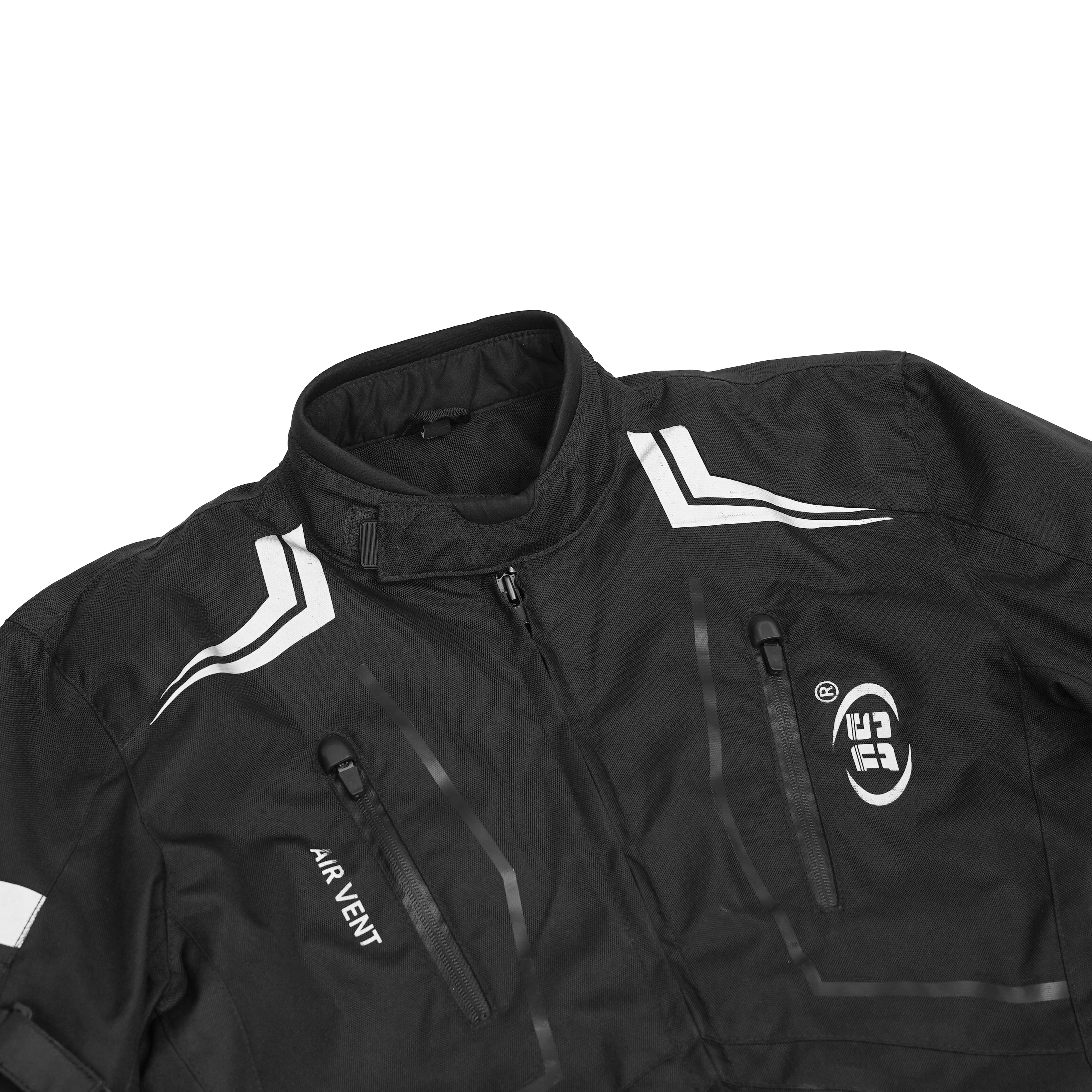 Blackwing™ Mens Textile Motorcycle Jacket  - Black