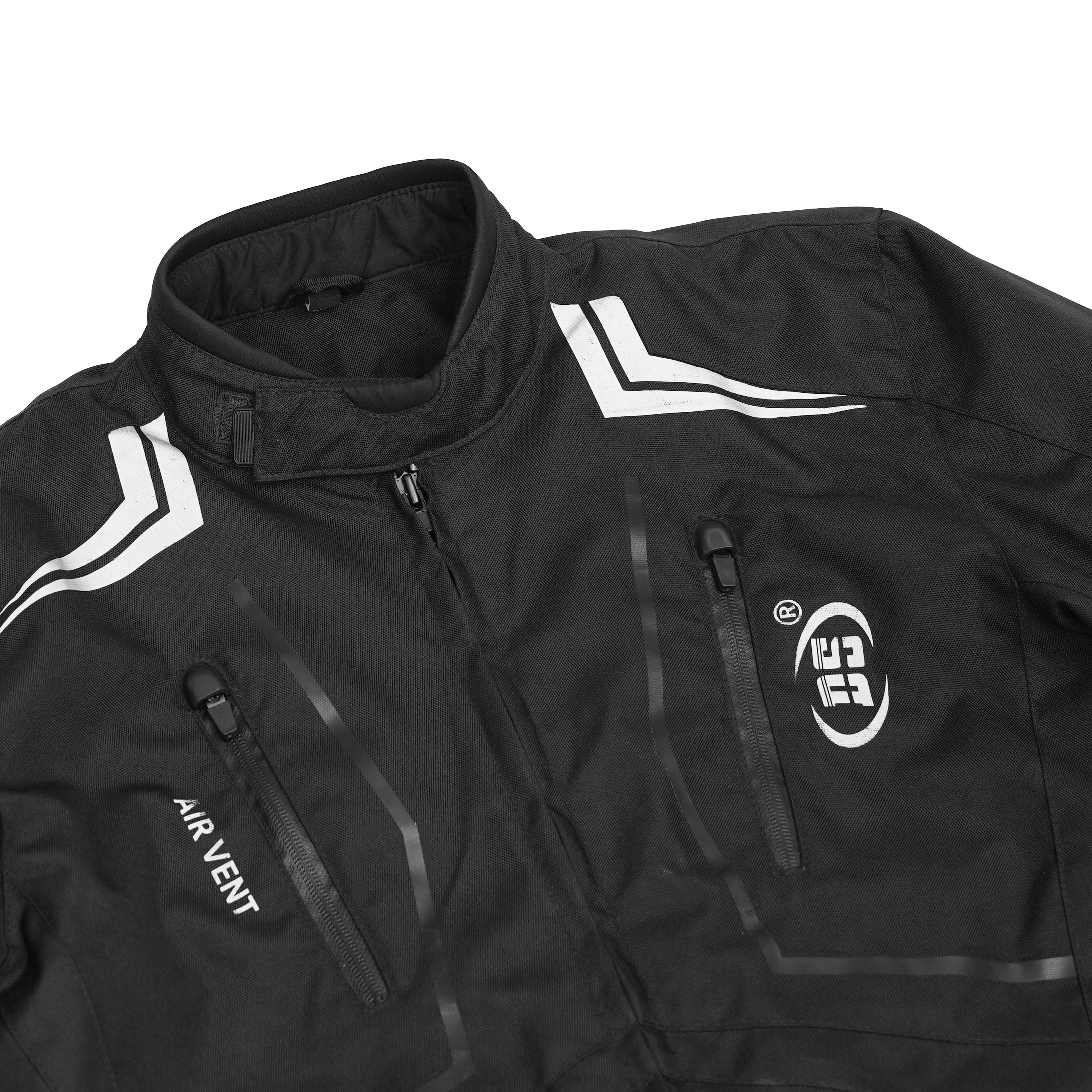 Blackwing™ Mens Textile Motorcycle Jacket  - Black