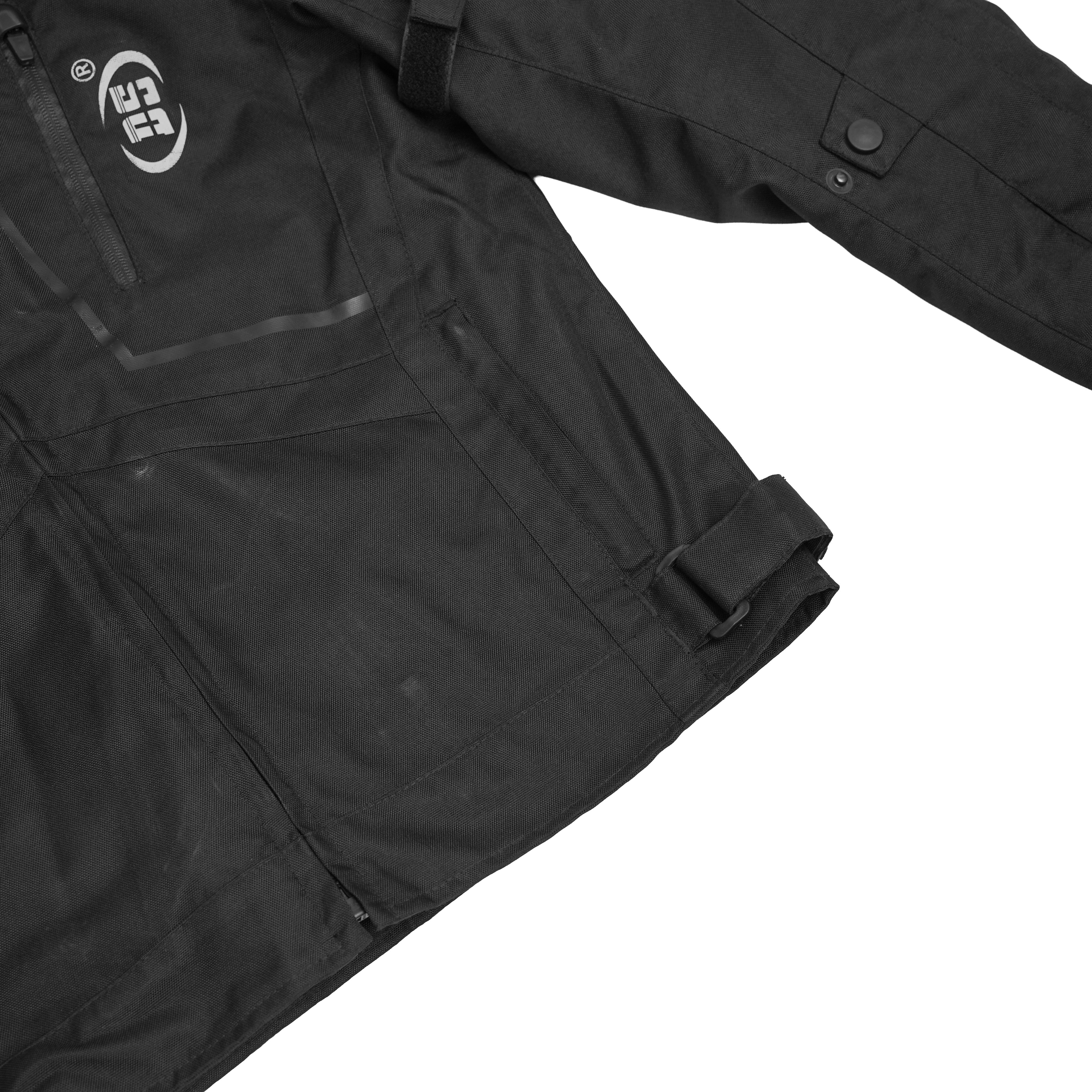 Blackwing™ Mens Textile Motorcycle Jacket  - Black