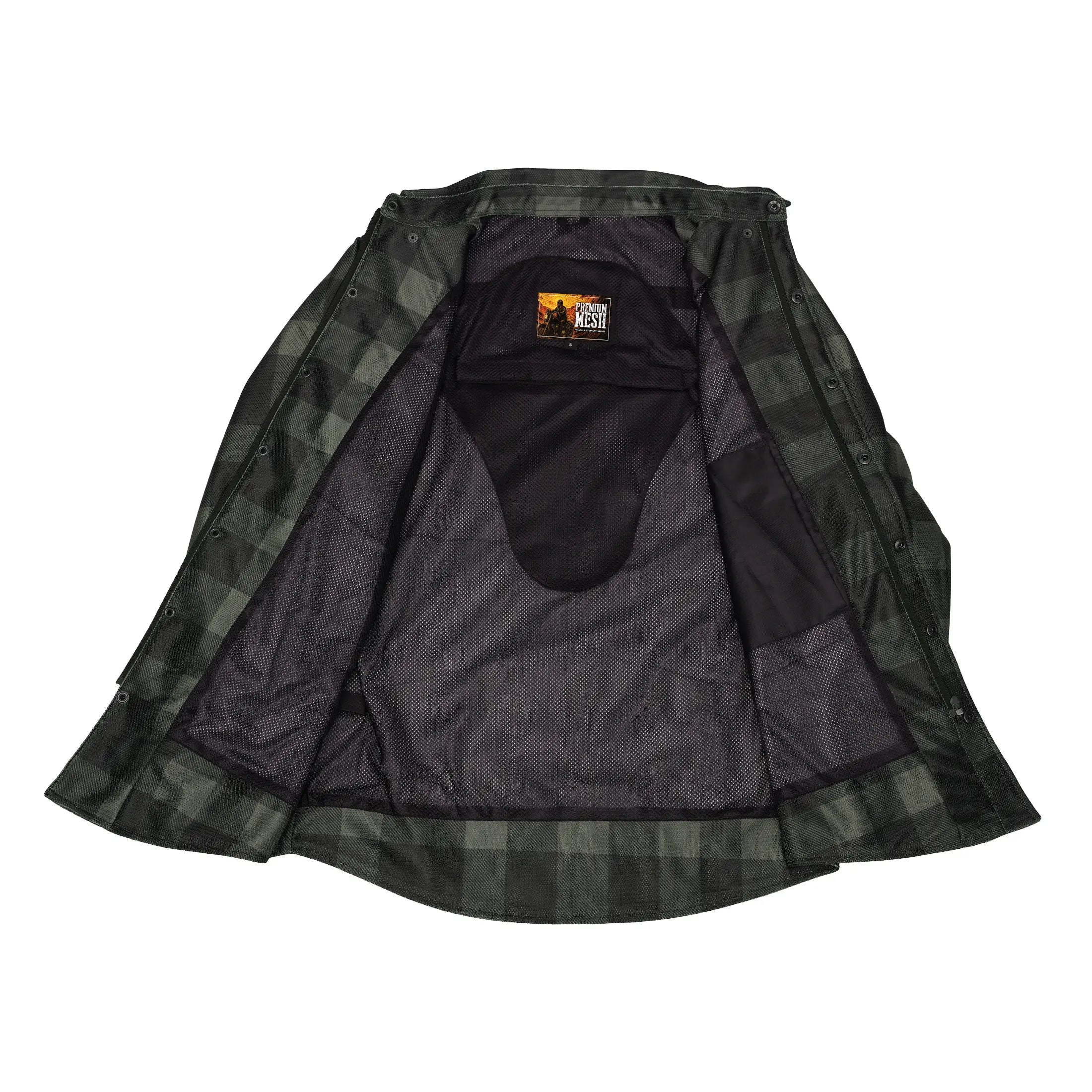Faithful Men’s Mesh Flannel Riding Shirt