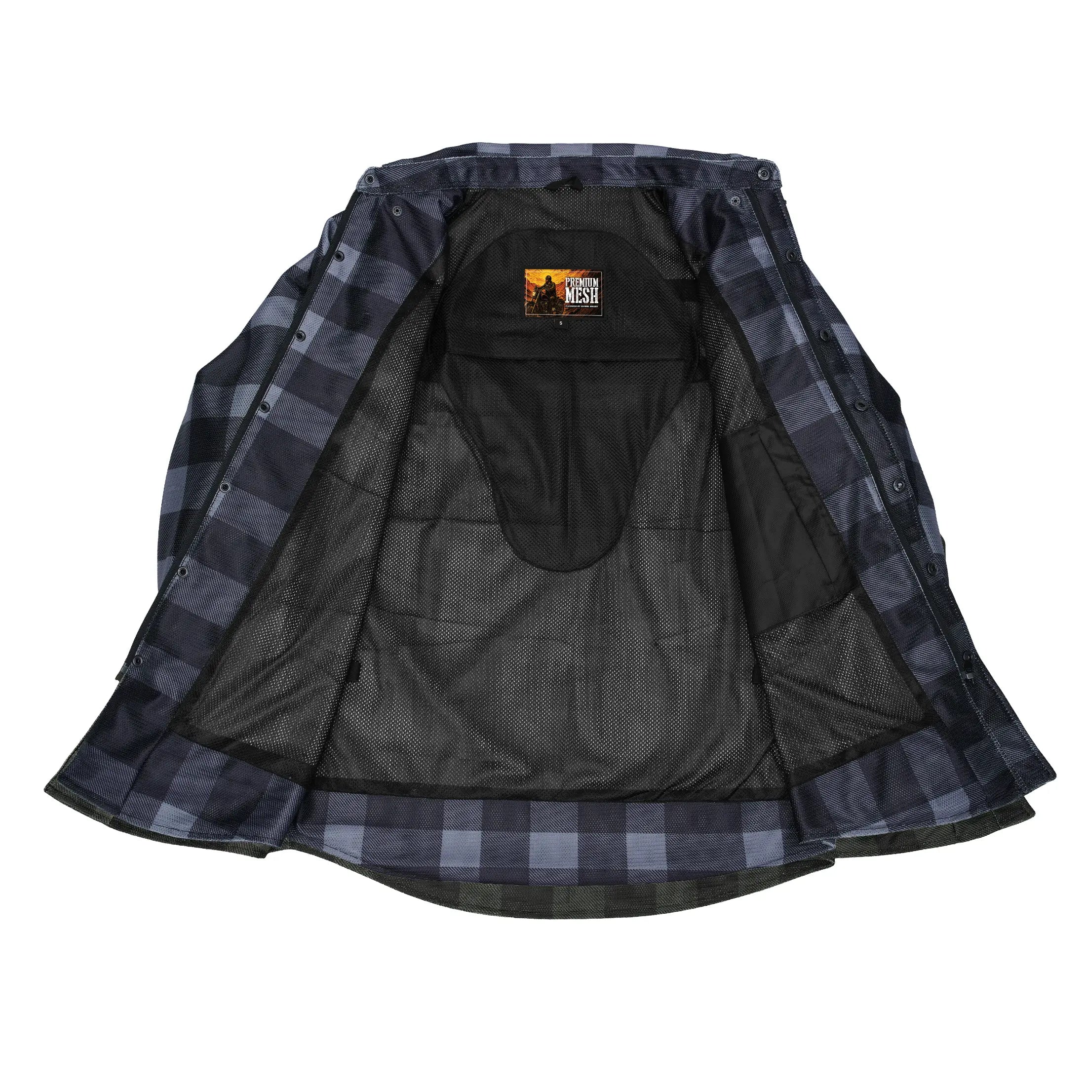 Jalisco Men’s Mesh Flannel Riding Shirt