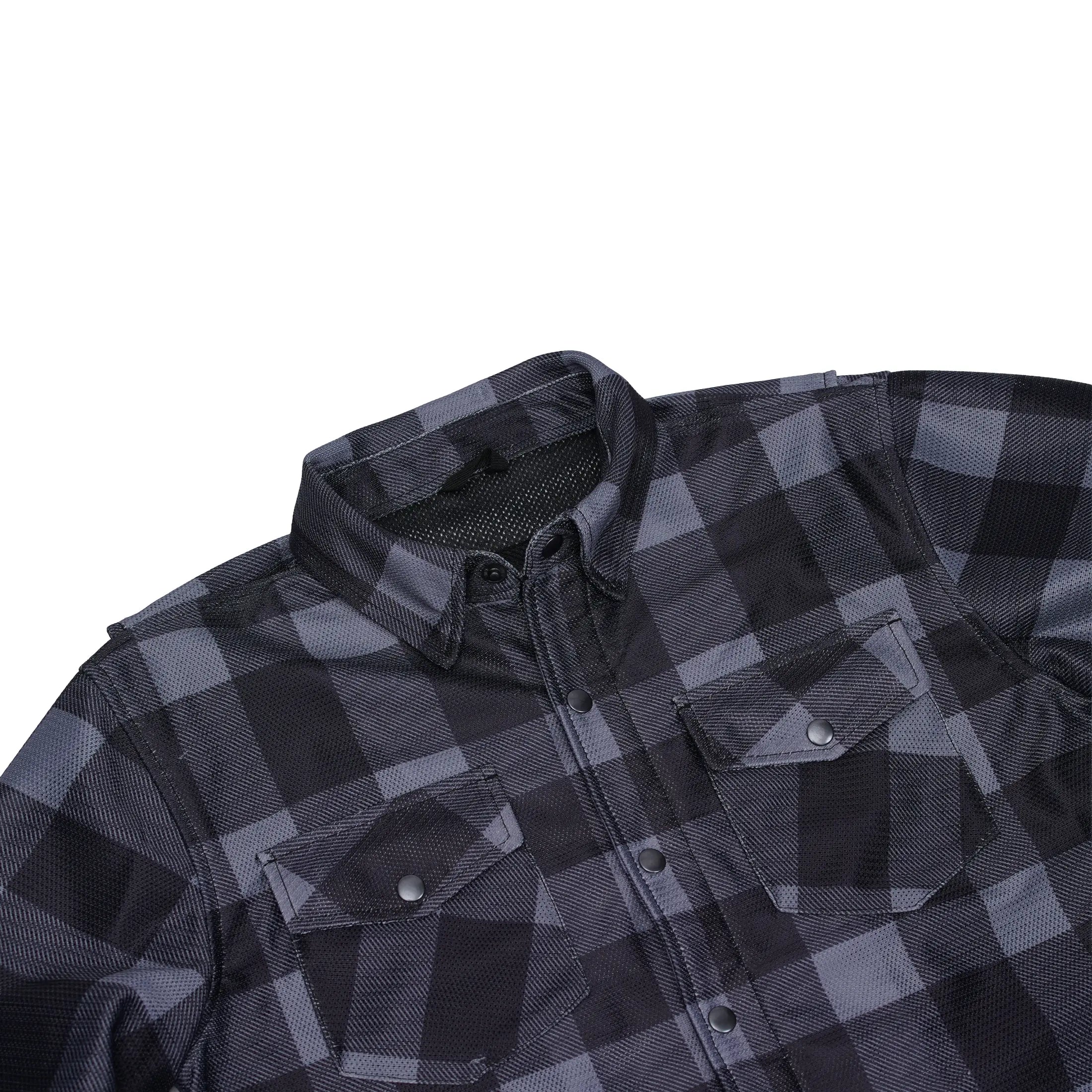 Jalisco Men’s Mesh Flannel Riding Shirt