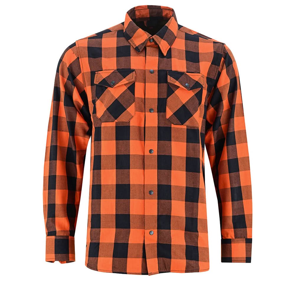 Alpha Check Men's Bold Plaid Flannel Shirt - Black, Red, and Blue Flannel Renegade Classics