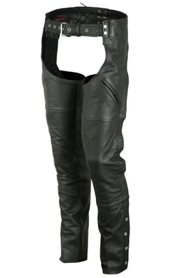 Galvon™ Unisex leather motorcycle chaps