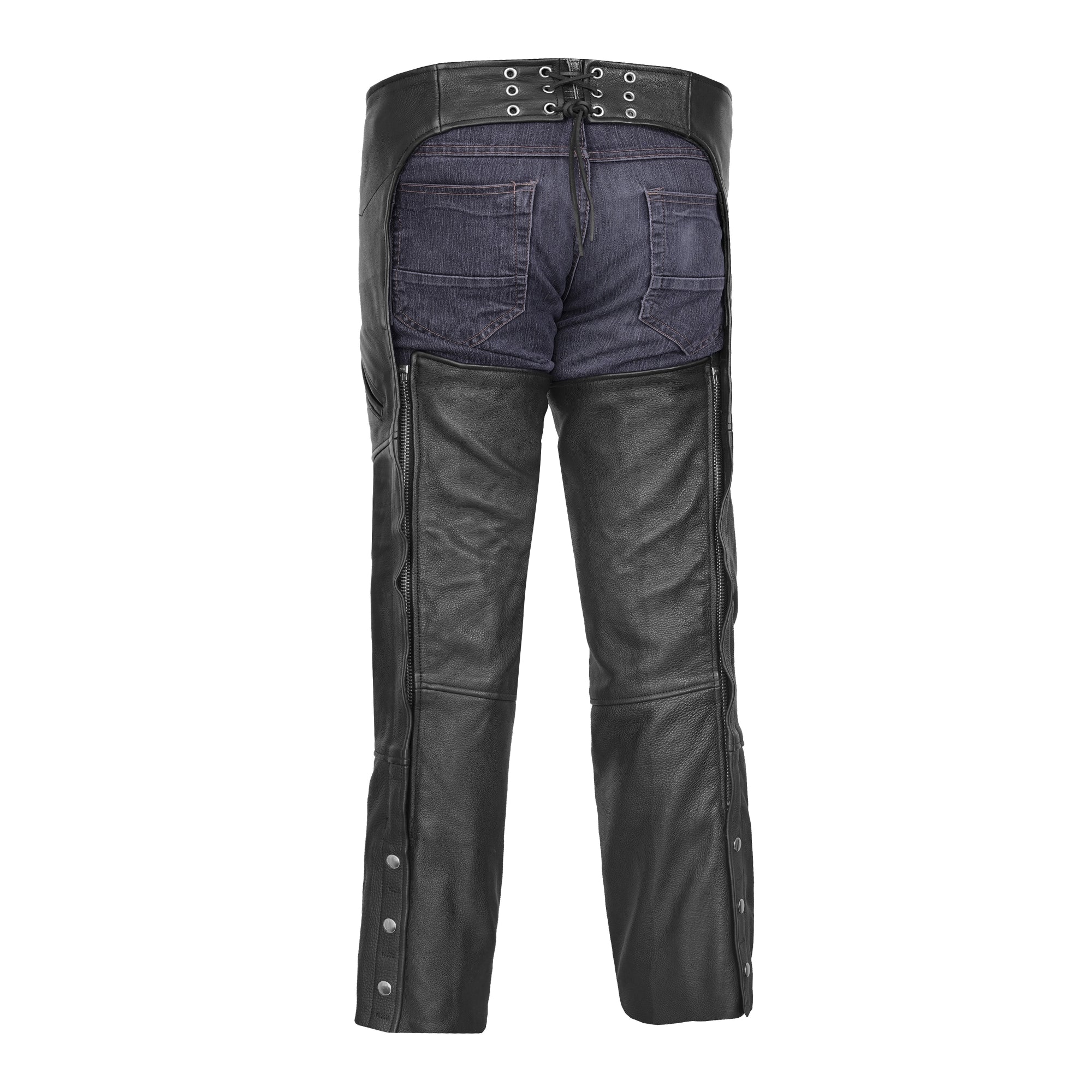 Galvon™ Unisex leather motorcycle chaps