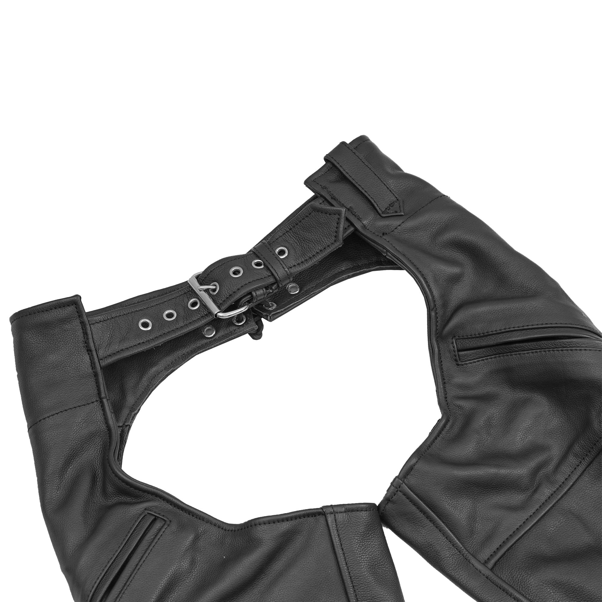 Galvon™ Unisex leather motorcycle chaps
