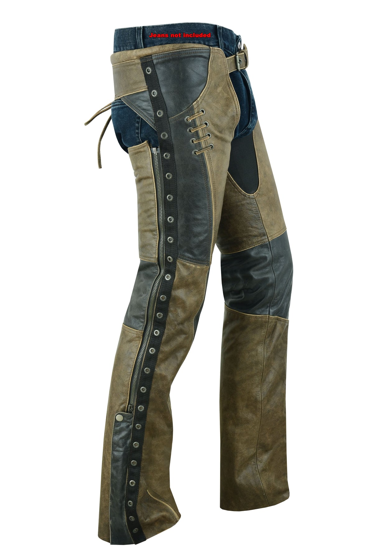 Trench Women’s Leather Motorcycle Chaps