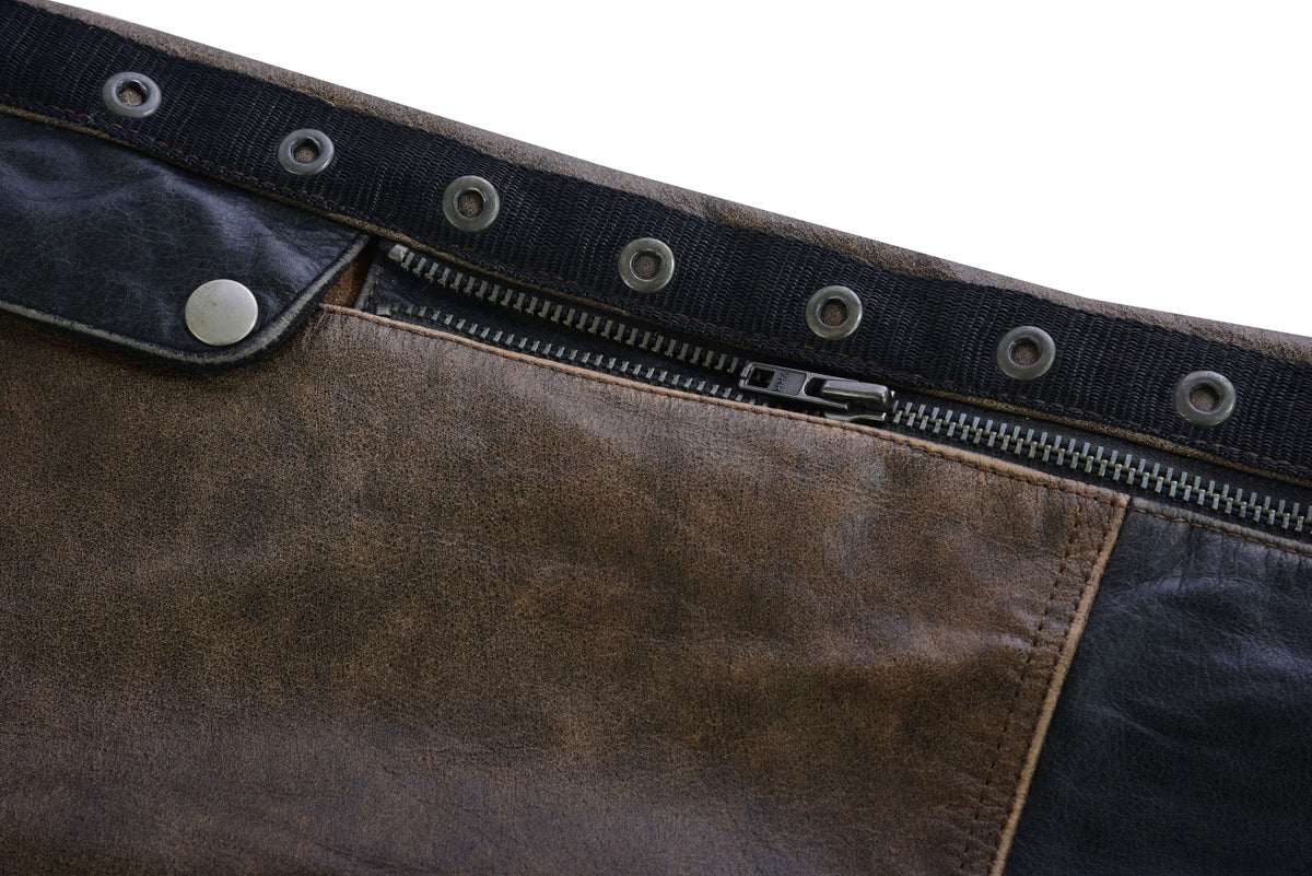 Trench Women’s Leather Motorcycle Chaps