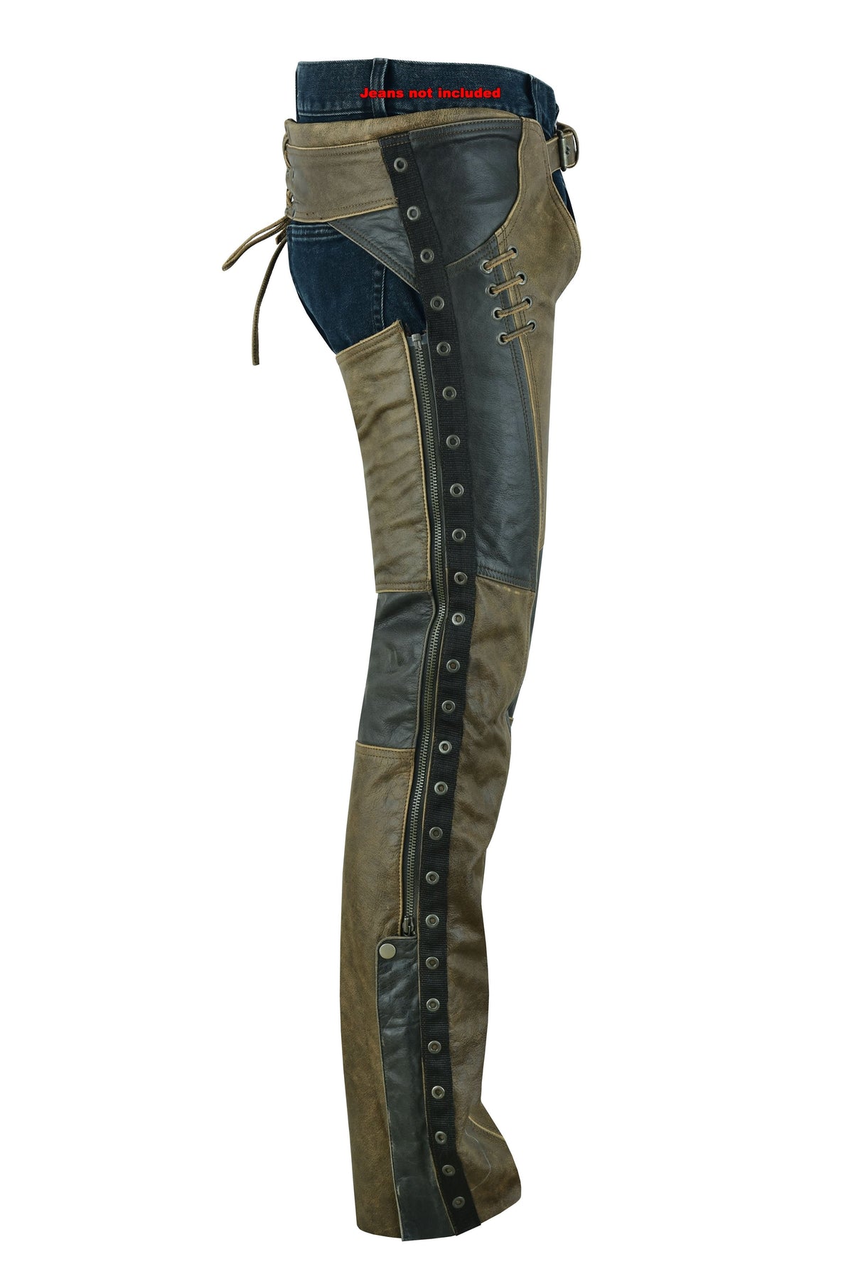 Trench Women’s Leather Motorcycle Chaps