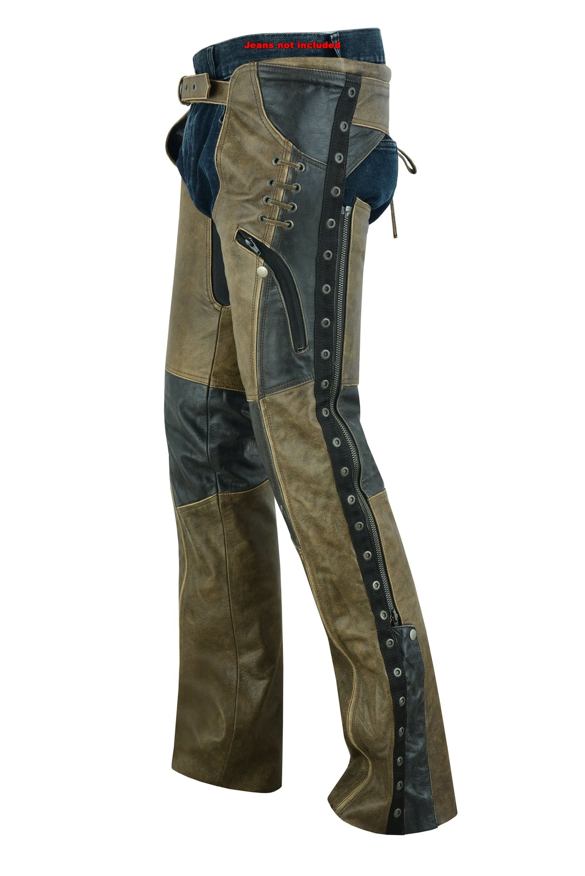 Trench Women’s Leather Motorcycle Chaps