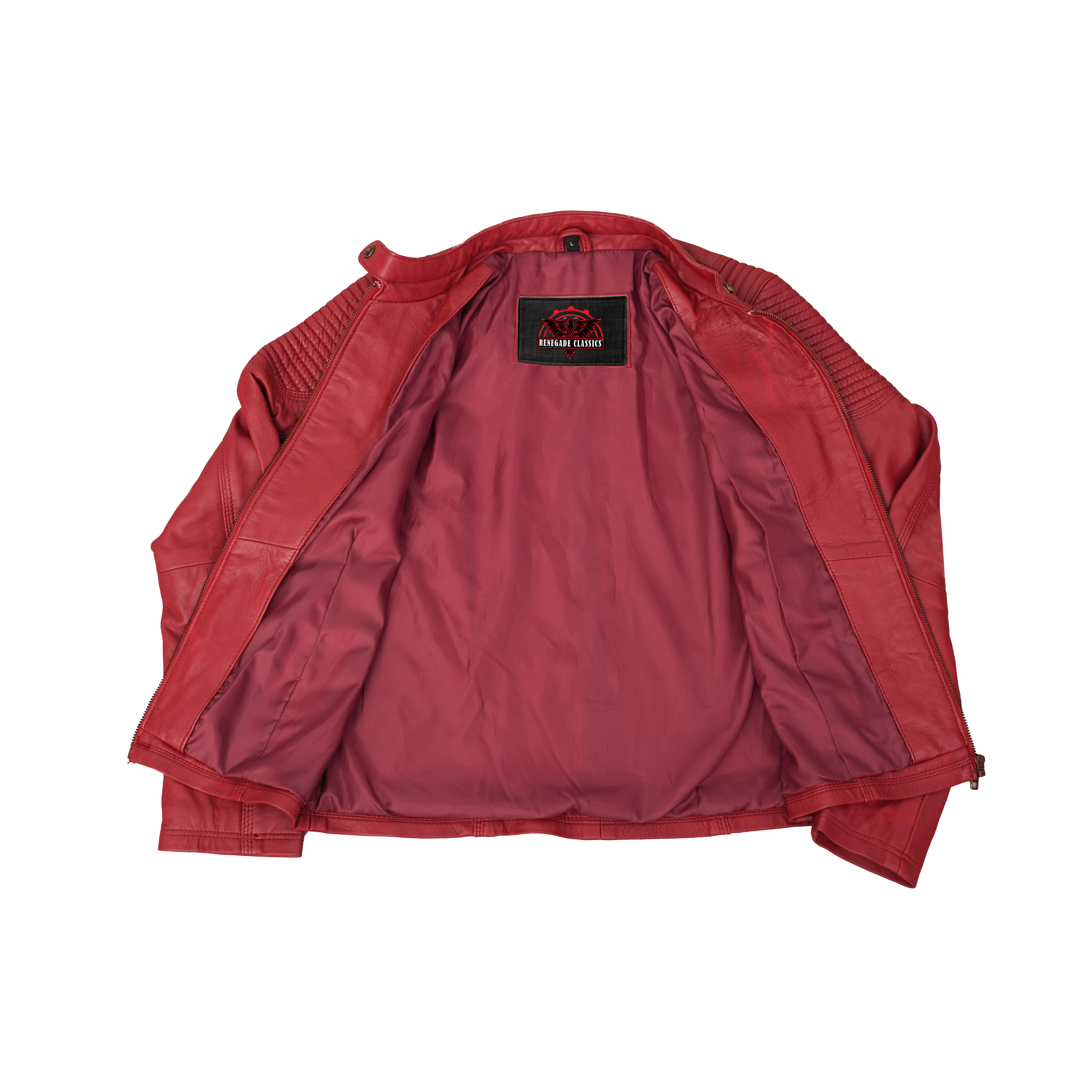 Scarlet Rider™ Women's Leather Motorcycle Jacket