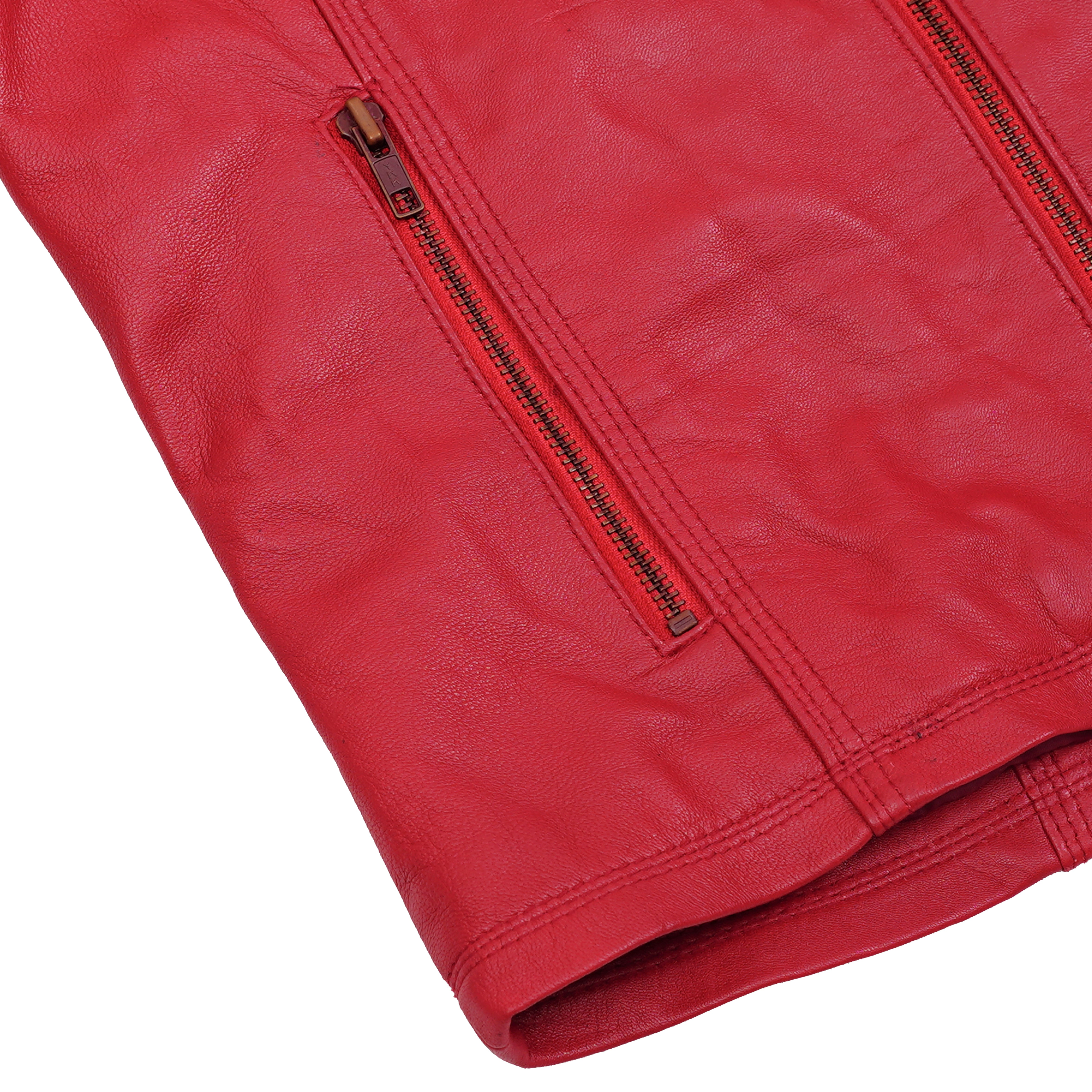 Scarlet Rider™ Women's Leather Motorcycle Jacket