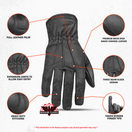 TractionPro™ Men's leather  gloves