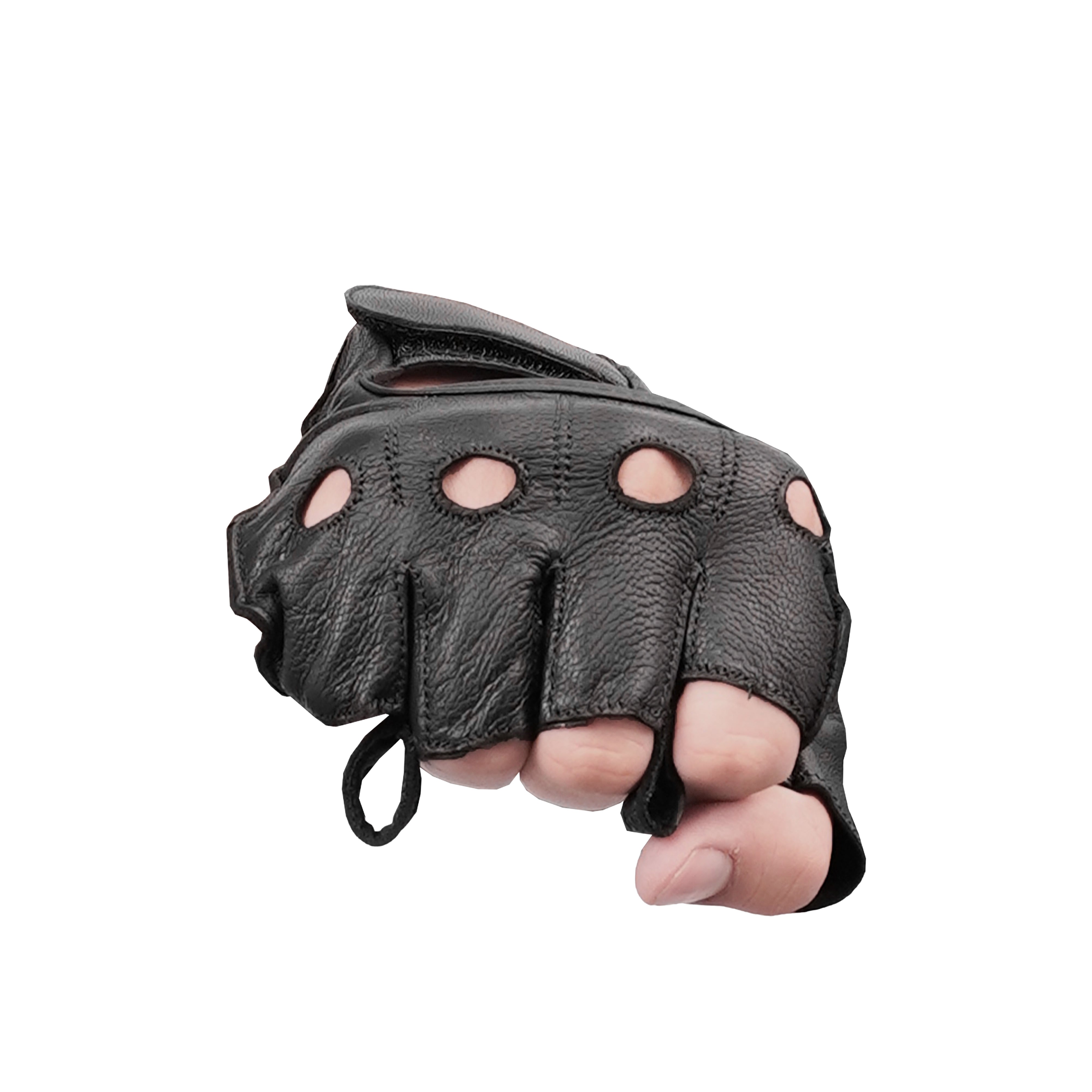 PerfoMax™  Men's  leather Fingerless gloves