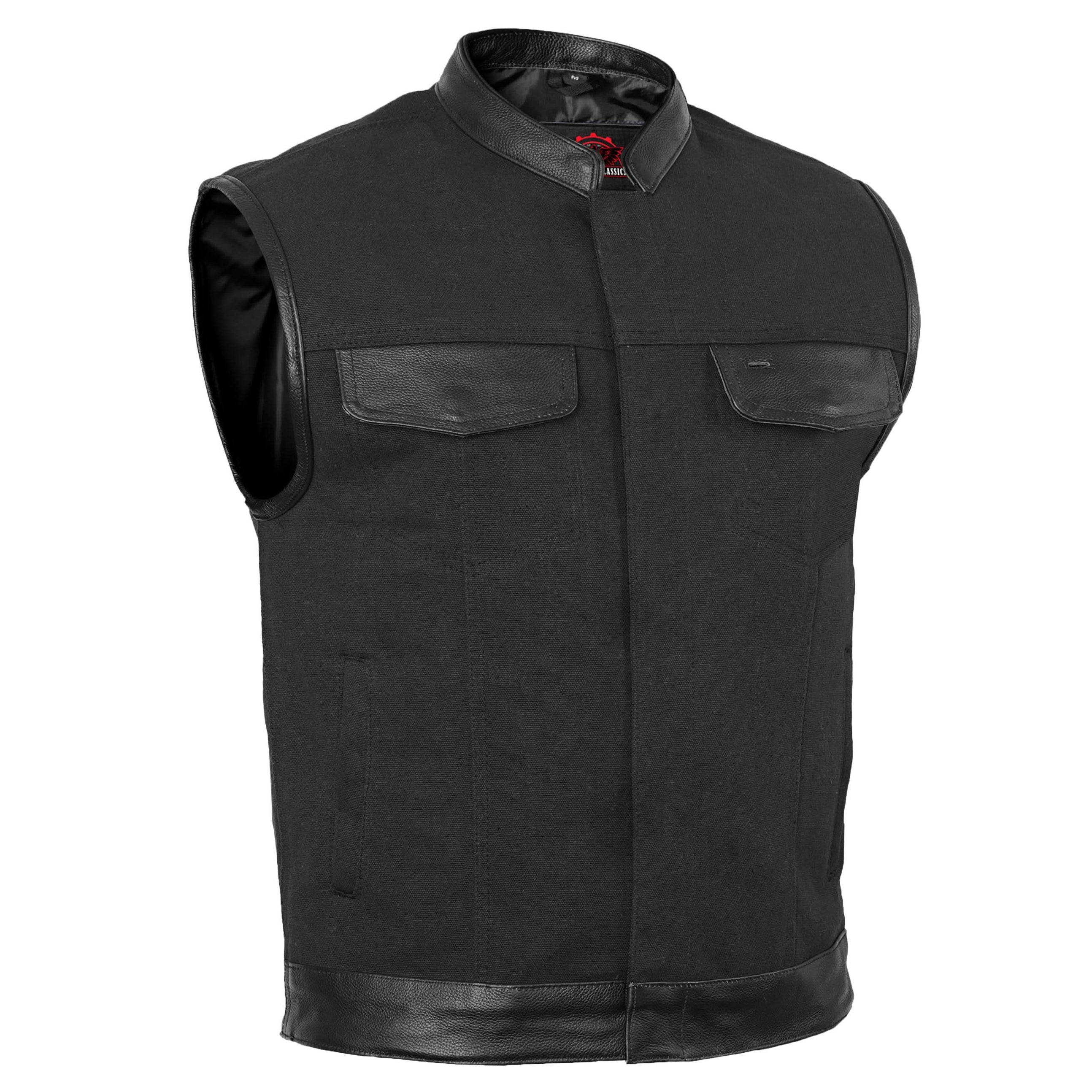 Night Barron™ Men's  Textile  Vest - black
