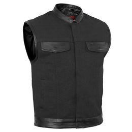 Night Barron™ Men's  Textile  Vest - black