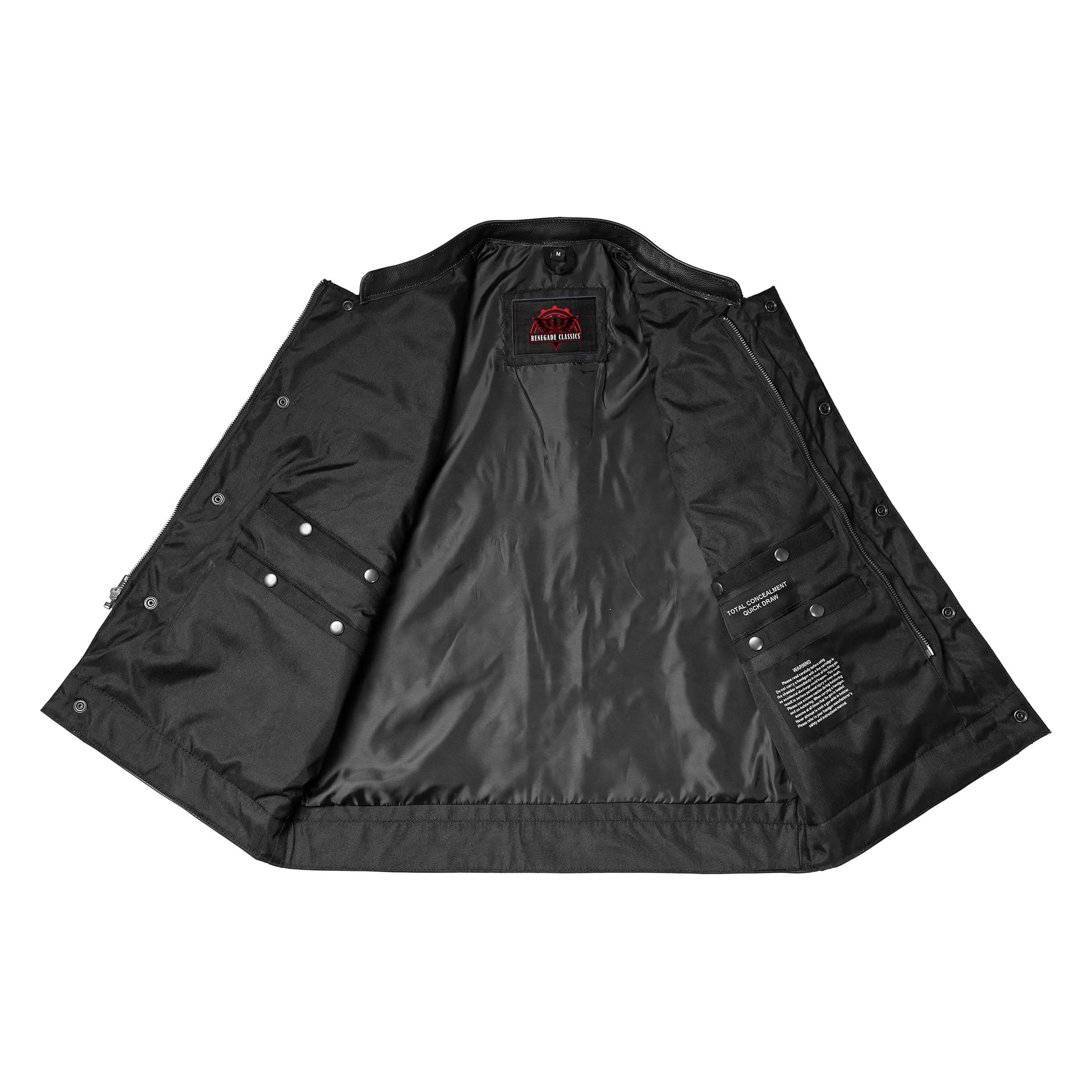 Night Barron™ Men's  Textile  Vest - black